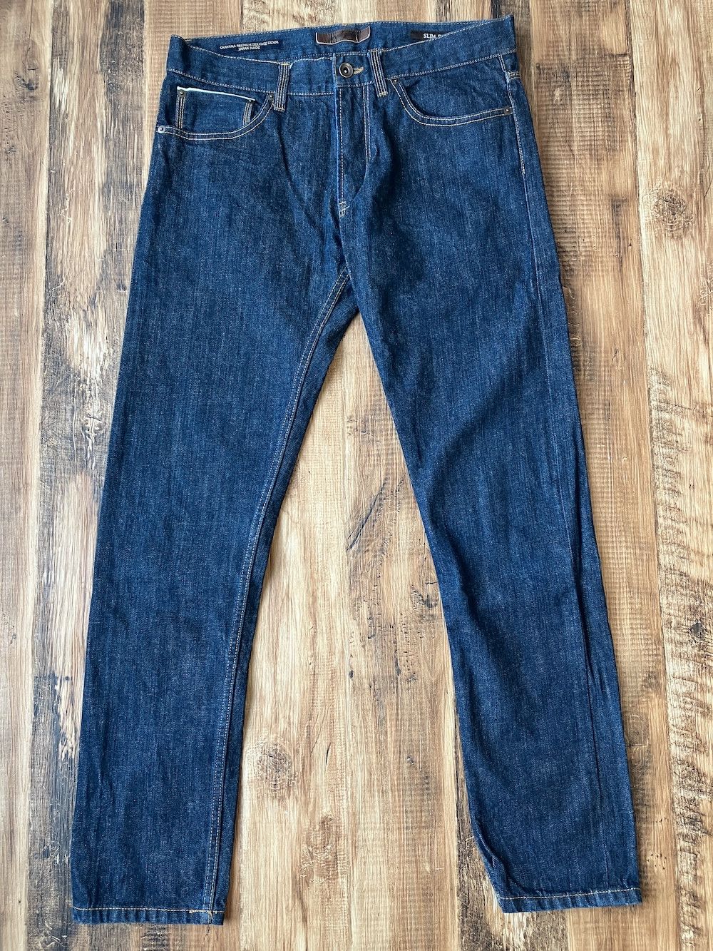 Japanese Brand GGD (Grand Global) W33 x L30 Slim Premium Okayama Denim Size US 33 - 3 Thumbnail