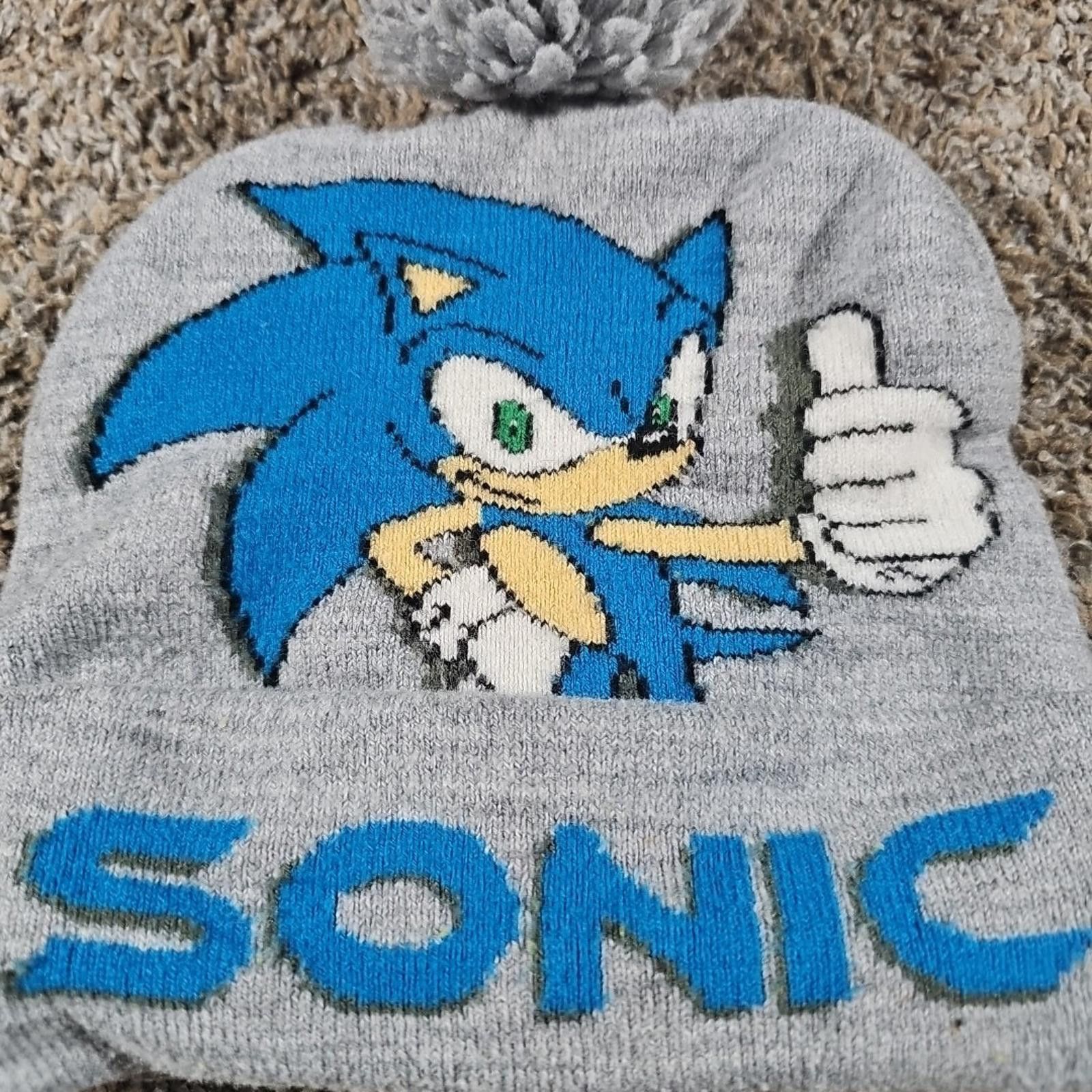 semanticdesign sega sonic the hedgehog Youth OSFM winter Hat Beanie Size ONE SIZE - 2 Thumbnail