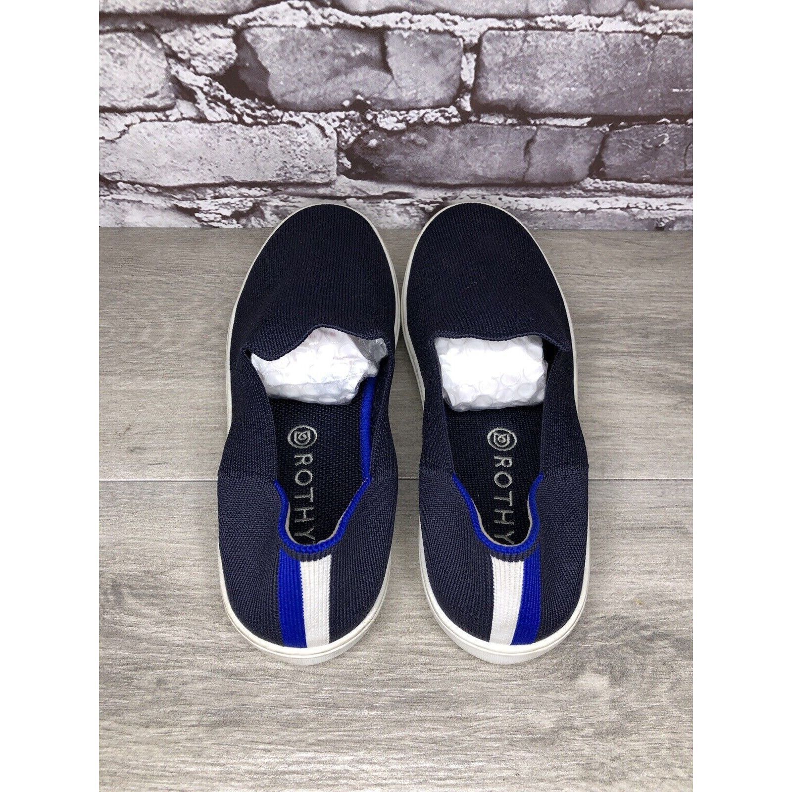 Other Rothy’s The Original Navy Blue Textile Sneakers Shoes Women Size US 9.5 / IT 39.5 - 5 Thumbnail