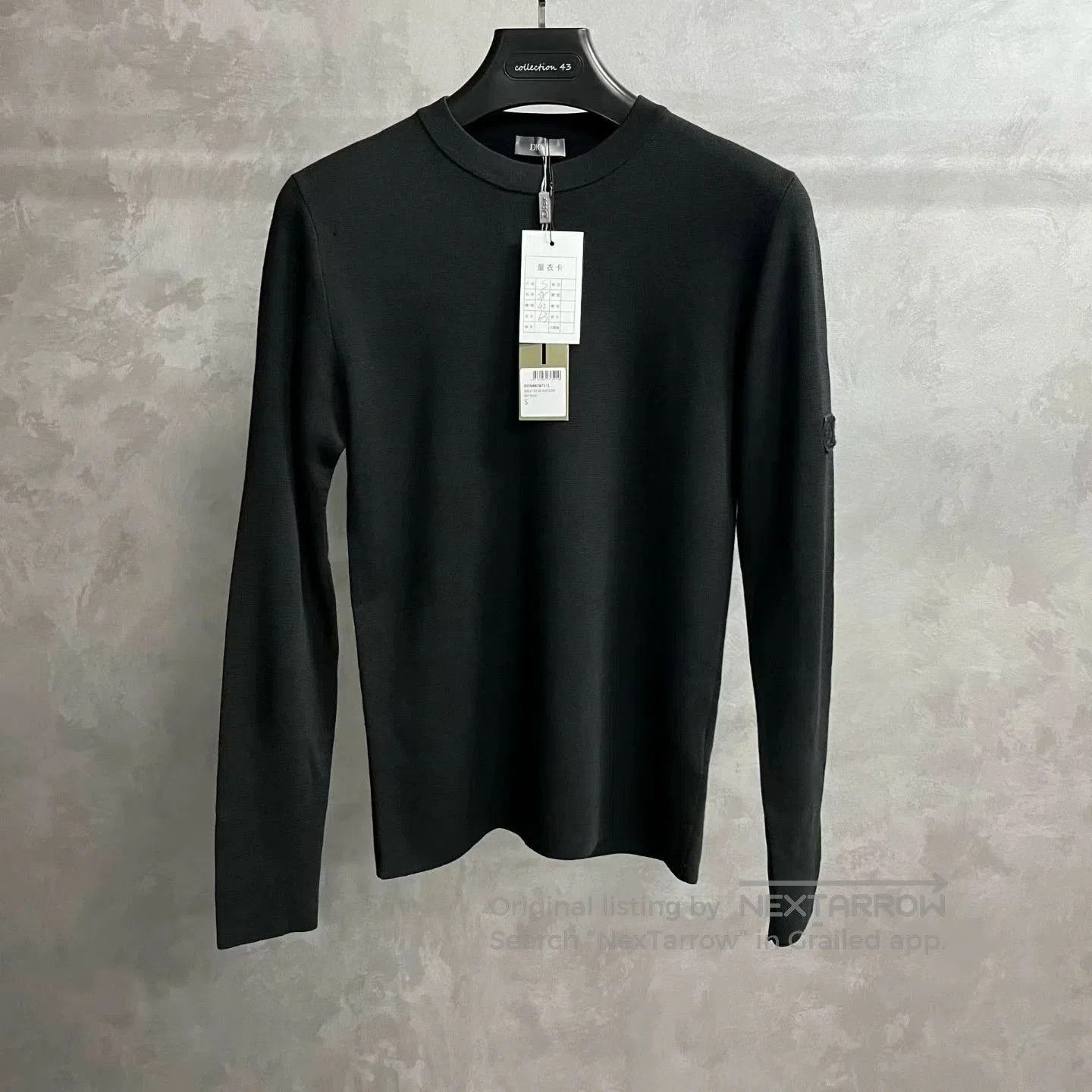 Dior Dior Latest Velcro Logo Solid Sweater. Size US S / EU 44-46 / 1 - 1 Thumbnail