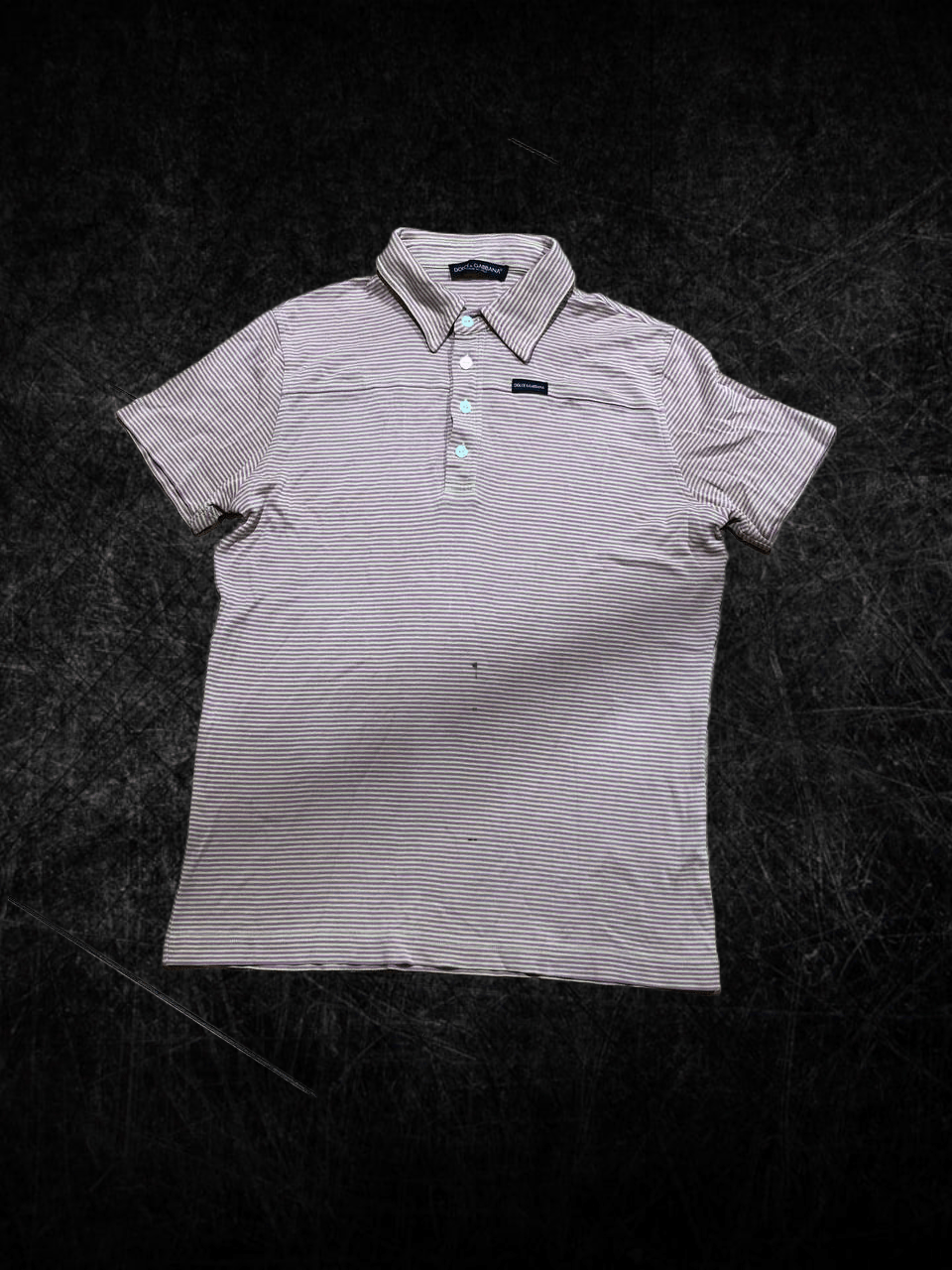 Dolce & Gabbana DOLCE GABBANA VINTAGE CASUAL STRIPED POLO Size US M / EU 48-50 / 2 - 1 Thumbnail