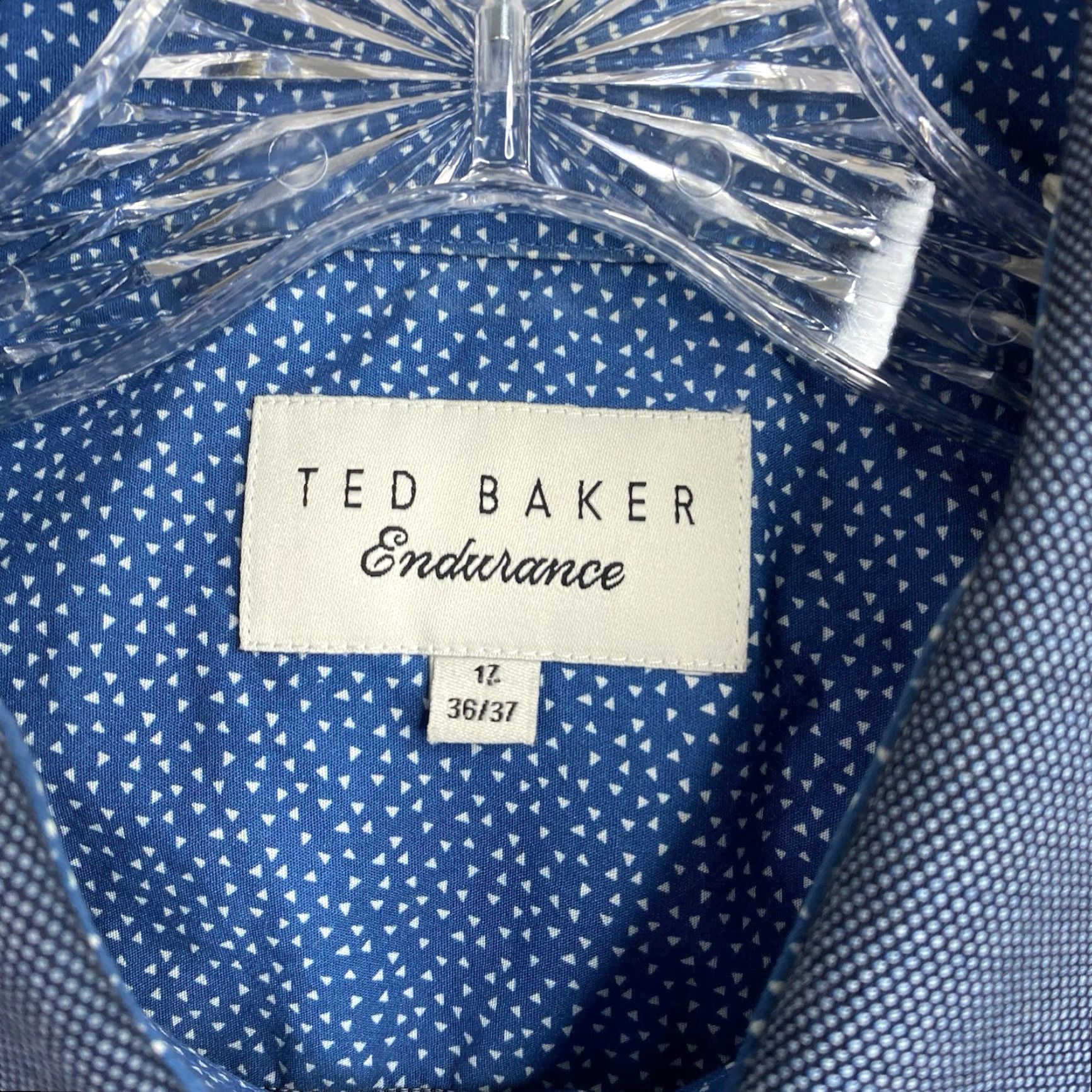 Ted Baker Ted Baker Endurance Shirt Mens Dress Shirt 17 36/37 Multicolor Floral Blue Button-Down Collared 15.5" Regular Mens Size US L / EU 52-54 / 3 - 4 Thumbnail
