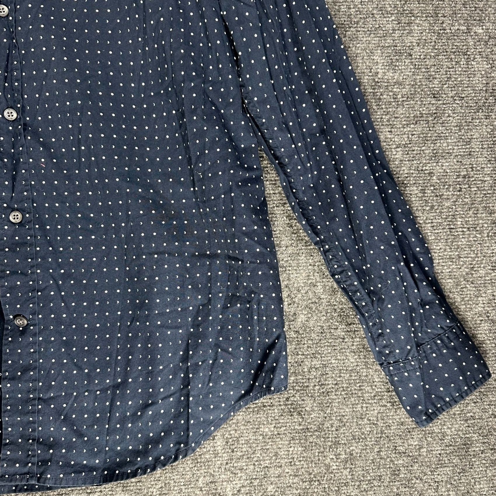 Banana Republic VINTAGE Banana Republic Shirt Mens L Camden Fit Blue Cotton Custom Wash Button Up Size US L / EU 52-54 / 3 - 3 Thumbnail