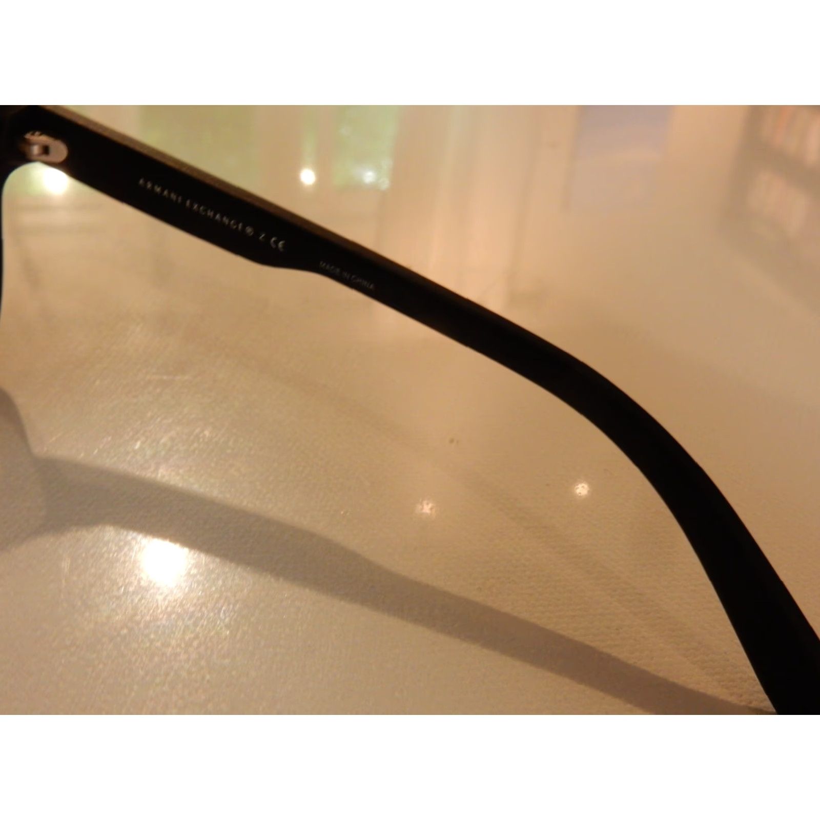 Armani Exchange VINTAGE Armani Exchange Sunglasses Frames Men Adult 56mm Black Unisex Accessories Size ONE SIZE - 4 Thumbnail