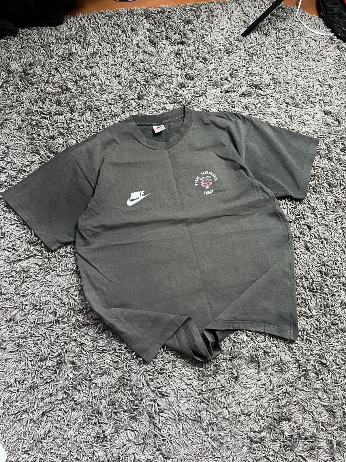 Nike Rare Nike Stade Toulousain "Jeu de mains de Toulousains" Tee Size US L / EU 52-54 / 3 - 6 Thumbnail