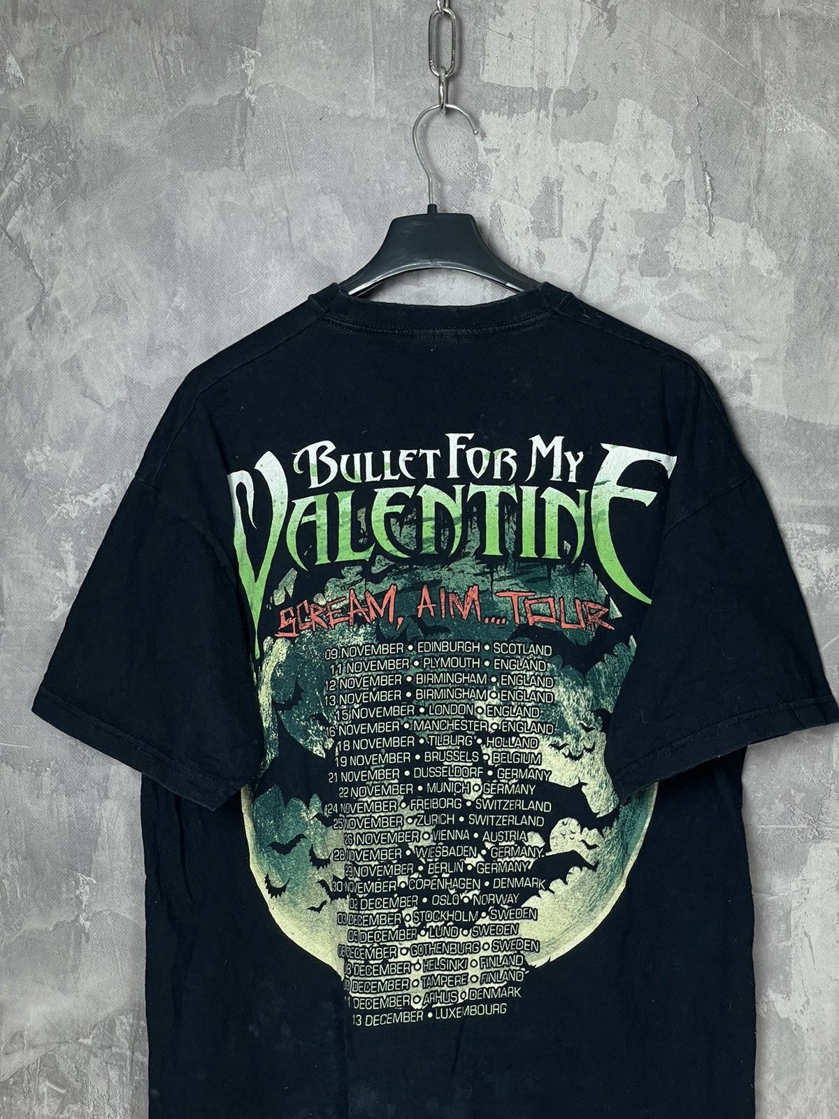 Band Tees × Vintage Vintage 2000’s Bullet for my valentine all over print tee Size US L / EU 52-54 / 3 - 9 Thumbnail