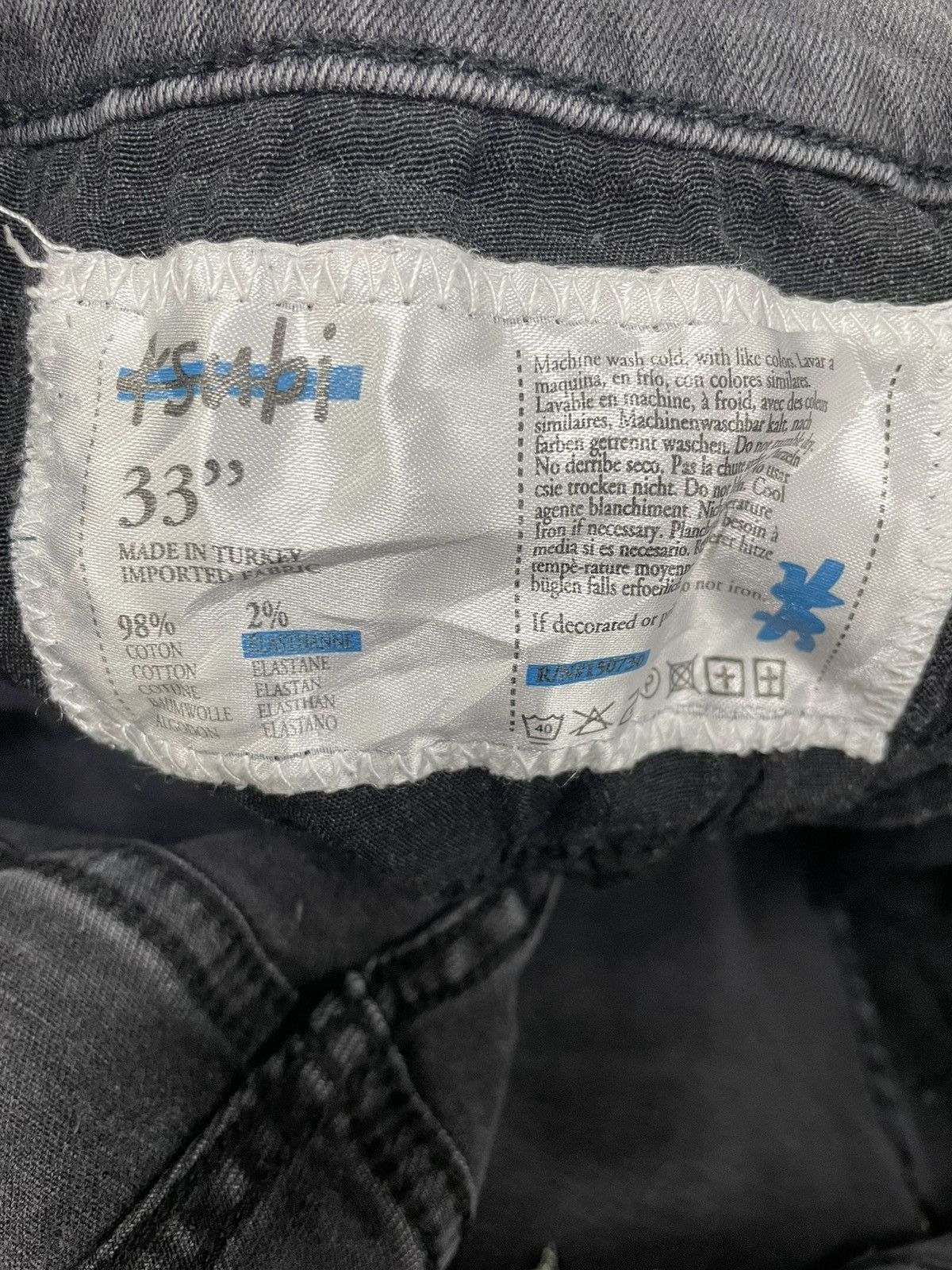 Ksubi Ksubi Skinny Jeans Faded Black Size US 31 - 9 Thumbnail
