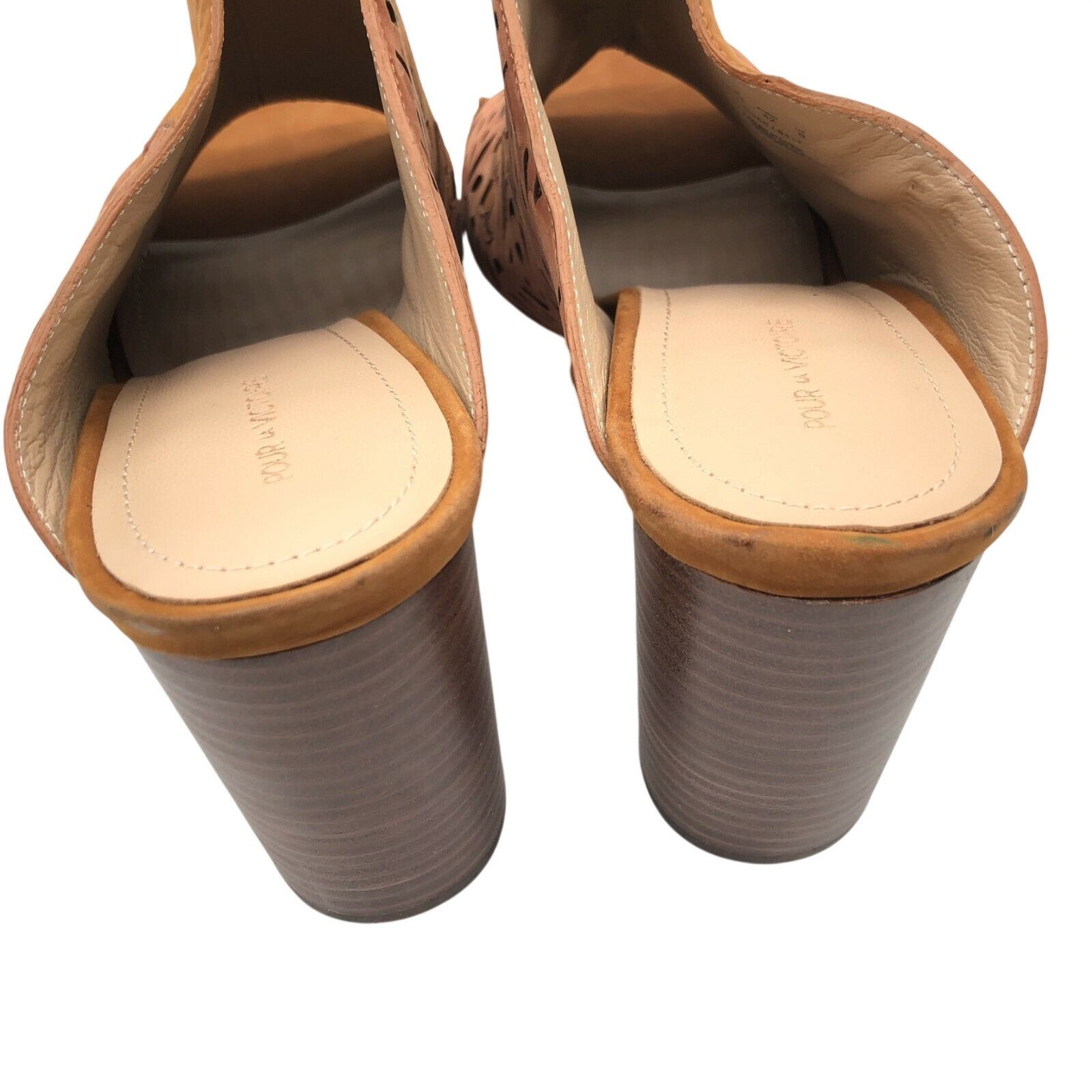 Other Pour La Victoire Womens Sandals Mules Slip On Open Toe Suede Size US 11 / IT 41 - 4 Thumbnail