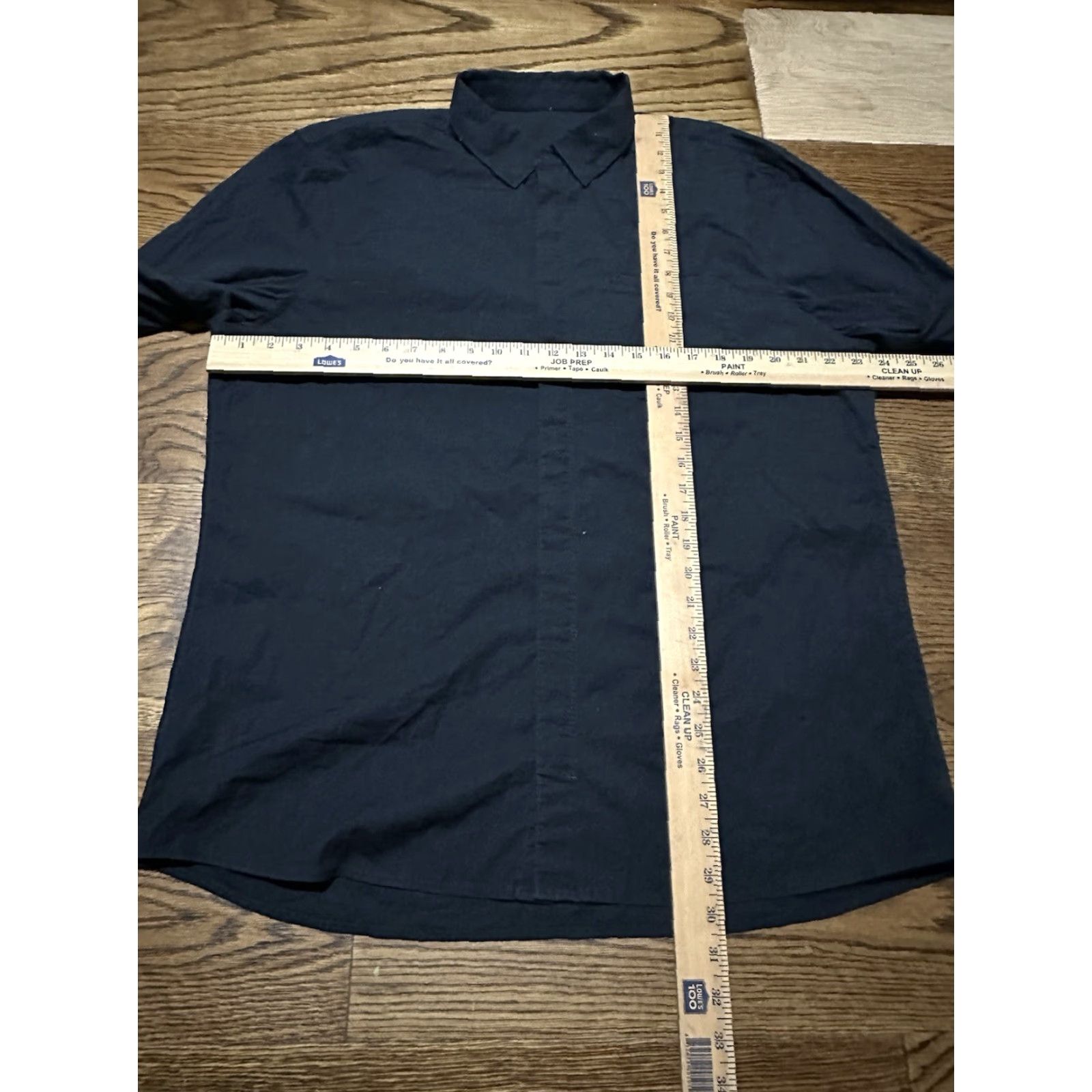 Lululemon Lululemon Shirt Men XL Navy Button-Up Casual Outdoors Cotton Blend Stretch Size US XL / EU 56 / 4 - 6 Thumbnail