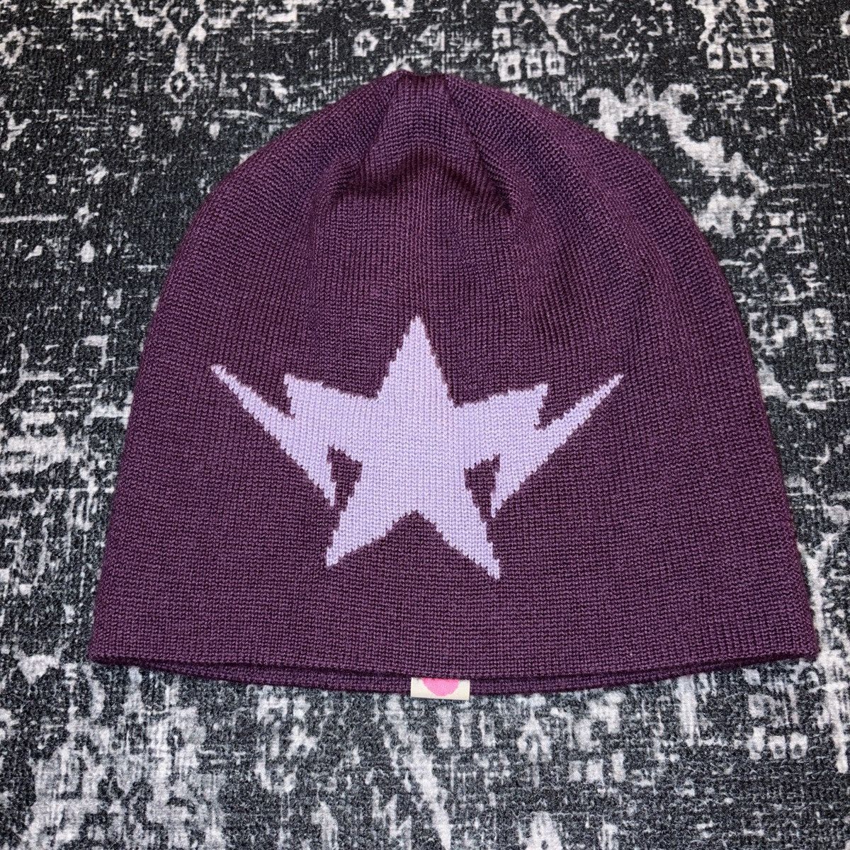 Bape bape sta nigo purple beanie Size ONE SIZE - 1 Thumbnail