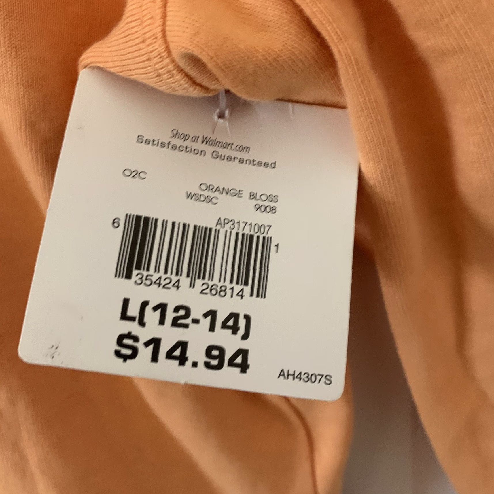 Hanes Hanes Jacket Womens Long-Sleeve Full Zip Jersey Track Orange Size L 12-14 NEW Size L / US 10 / IT 46 - 6 Thumbnail