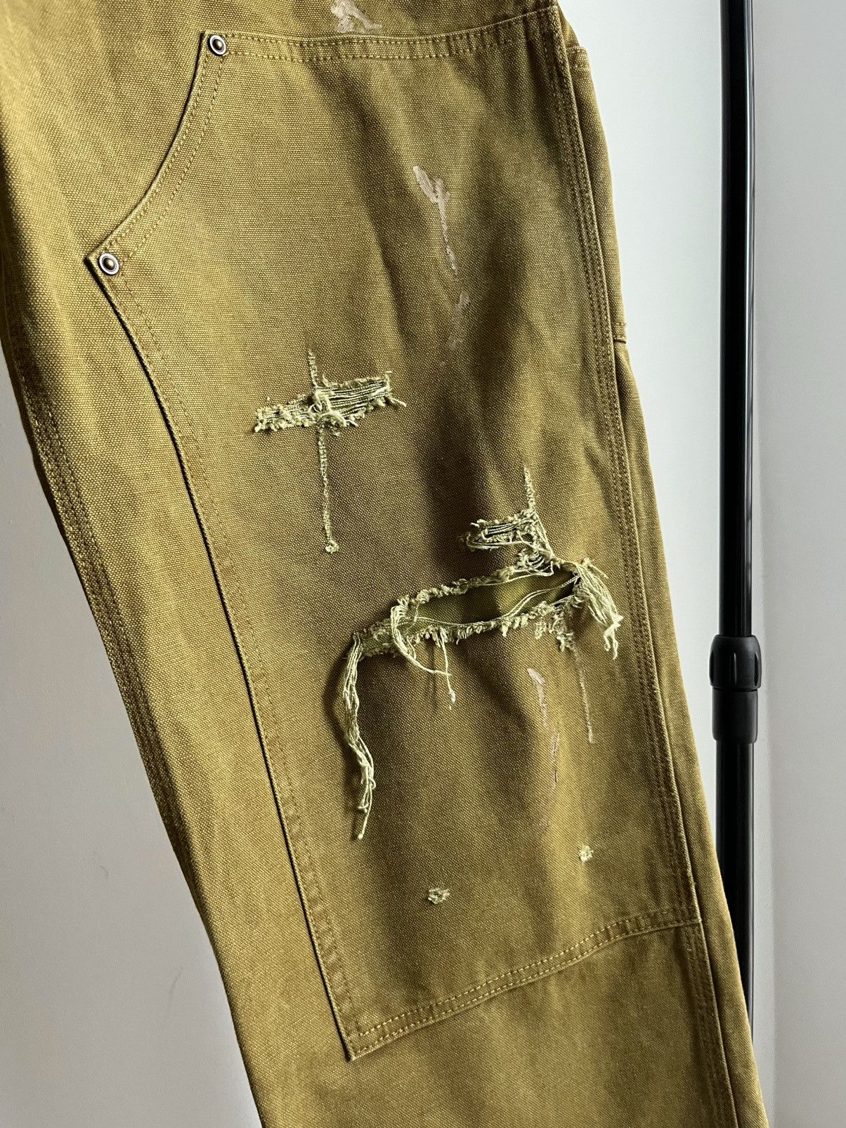Maison MIHARA YASUHIRO Kamiya Mihara Yasuhiro painter distressed double knee pants Size US 36 / EU 52 - 8 Thumbnail