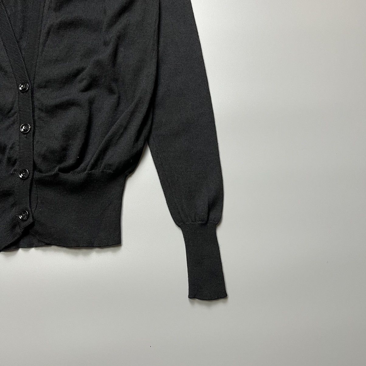 Maison Margiela Maison Margiela - Line 4 Double Collar Wool - Cardigan Size ONE SIZE - 7 Thumbnail