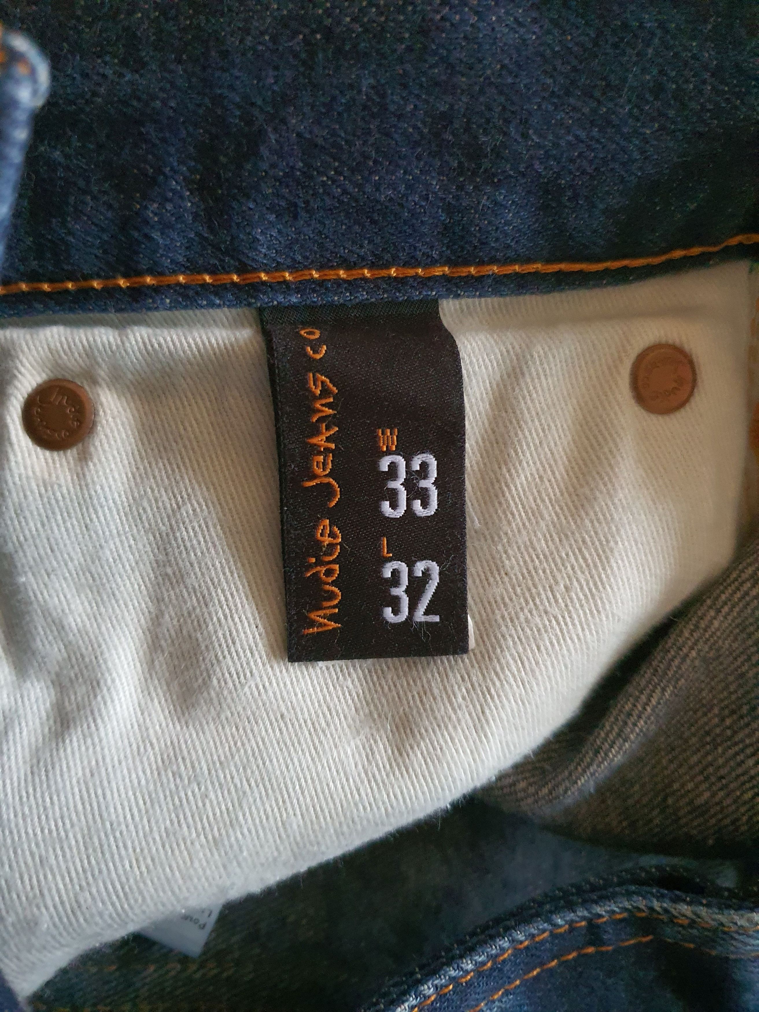 Nudie Jeans GRIM TIM DRY SELVAGE (NJ4087) - Selvedge Jeans - W33 Size US 33 - 6 Thumbnail