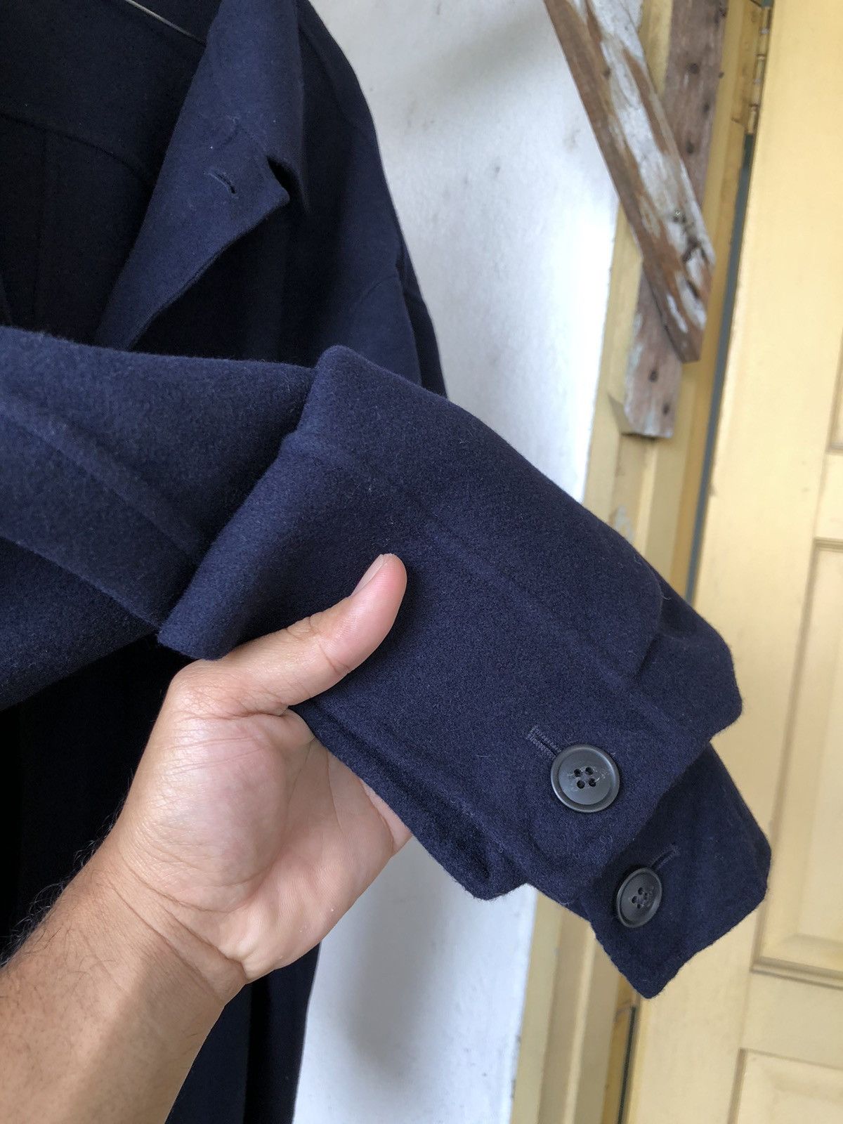 Jil Sander Nice Piece🔥 Jil Sander x Uniqlo Wool Button Jacket Size US XXL / EU 58 / 5 - 6 Thumbnail