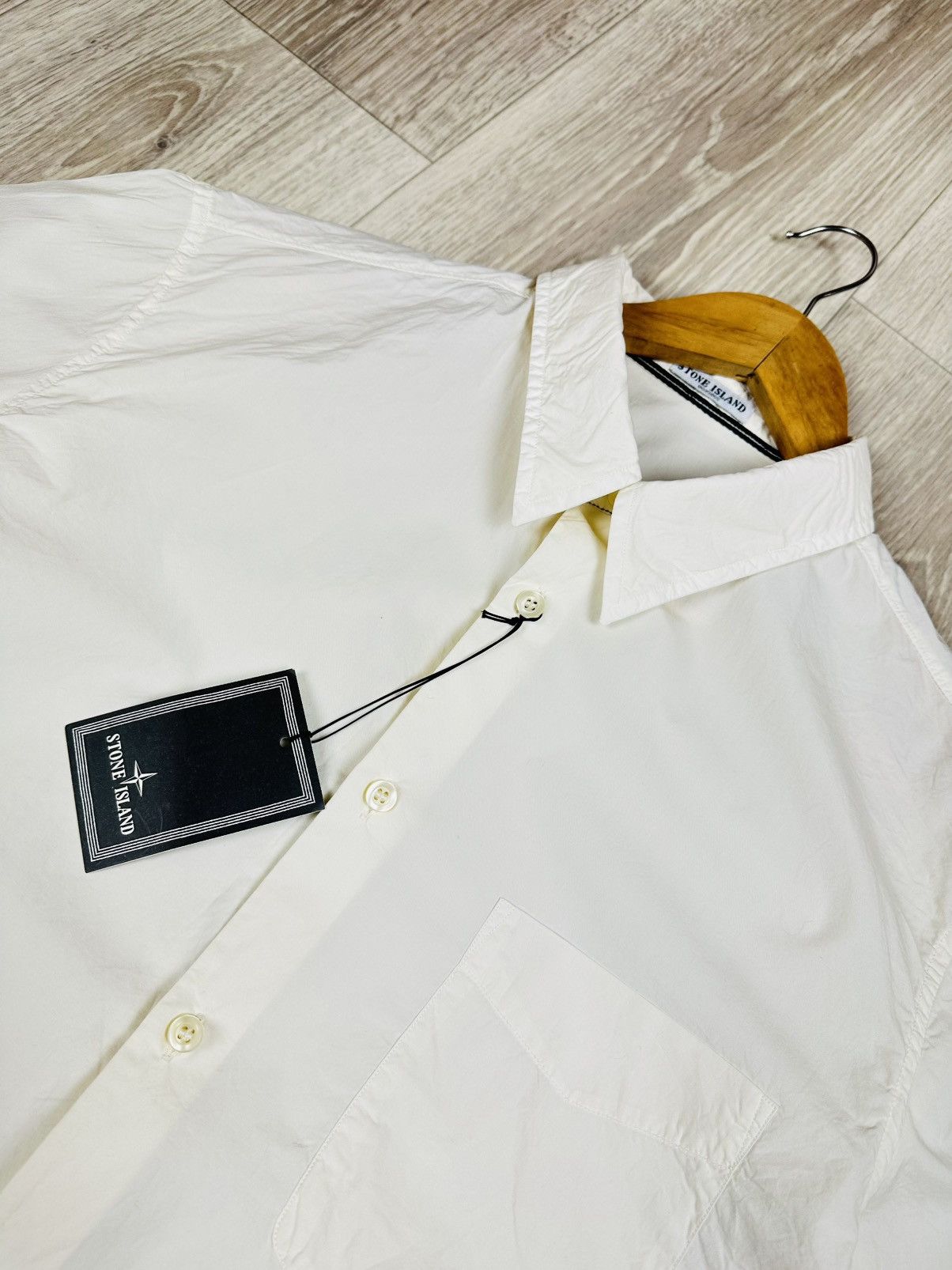 Stone Island Vintage 2008 Stone Island Shirt Button Up Short Sleeve Size US XL / EU 56 / 4 - 6 Thumbnail
