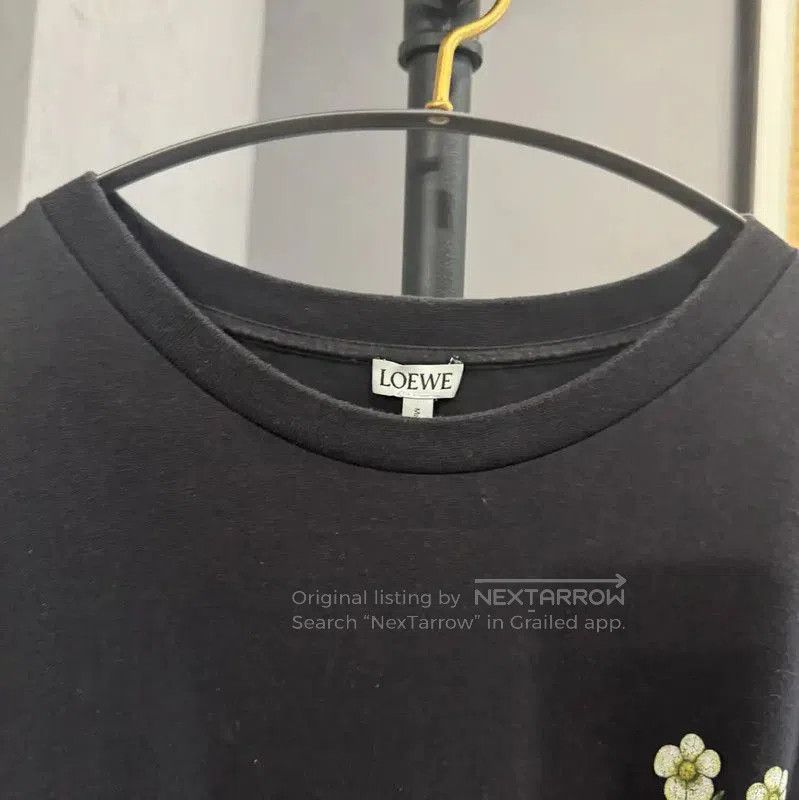 Loewe Loewe Black Cotton Women's T-Shirt . Size L / US 10 / IT 46 - 4 Thumbnail