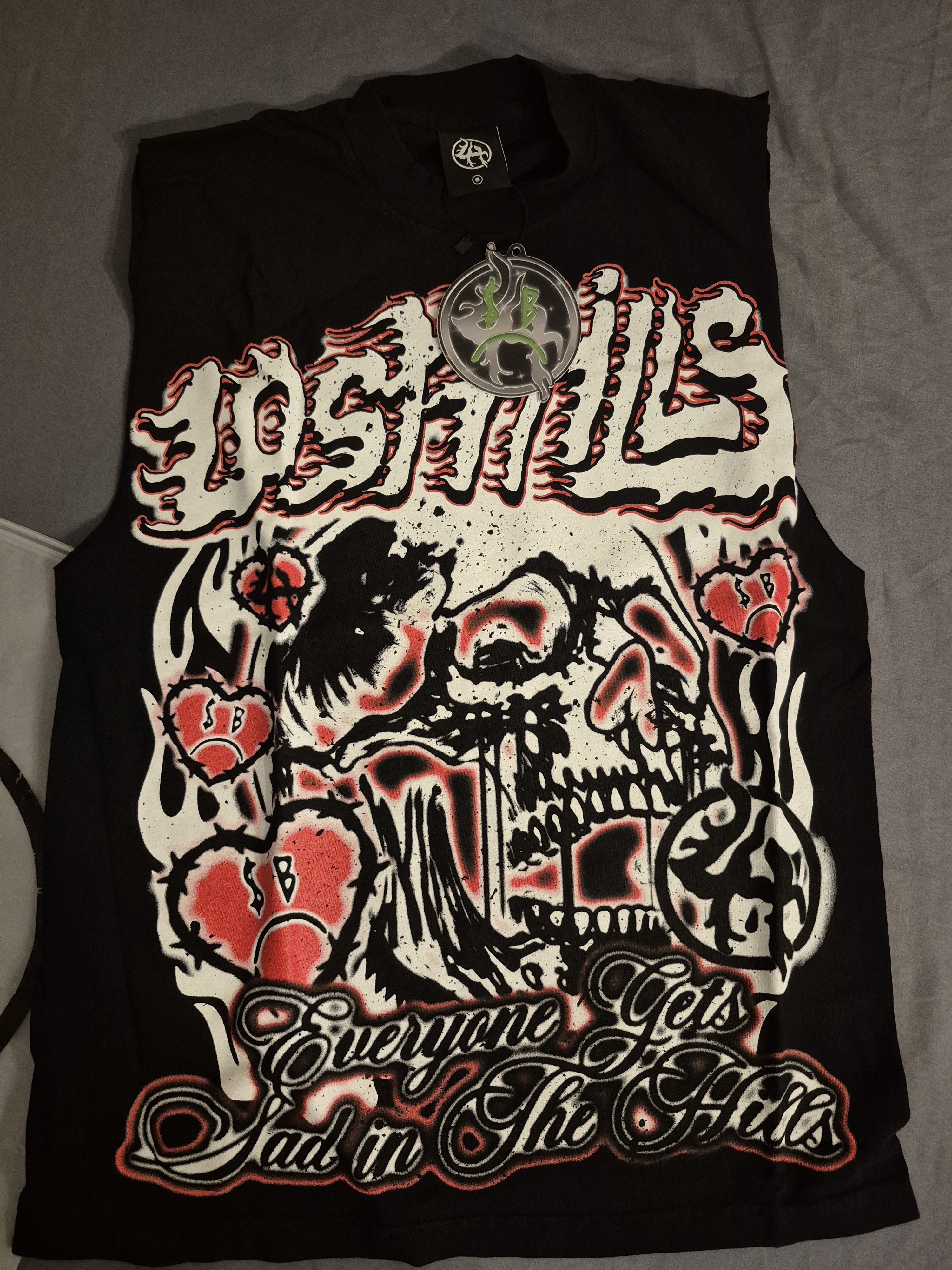 Lost hills × Sad Boys Lost Hills x Sad Boys Collab Sleeveless Black Tee Size Small Size US S / EU 44-46 / 1 - 1 Thumbnail