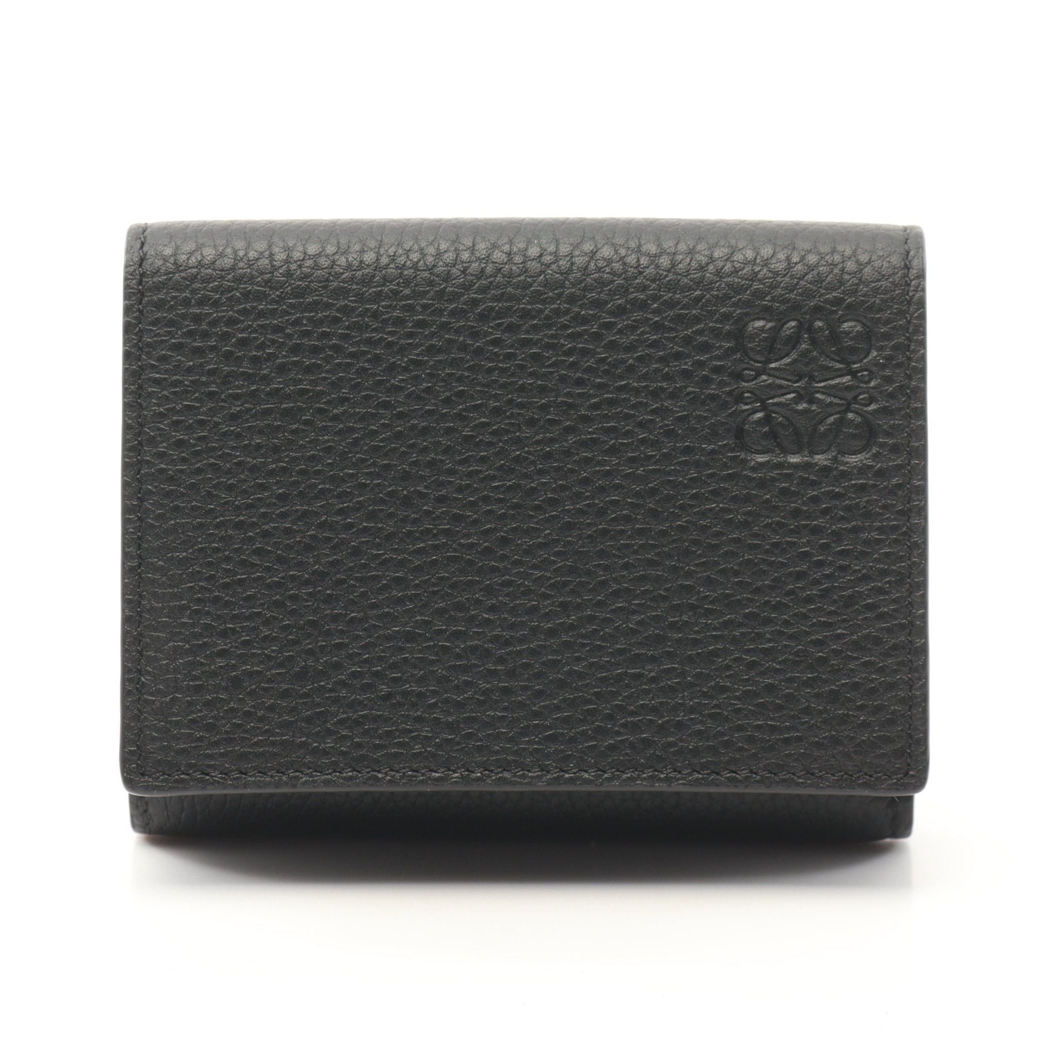 image of Loewe Trifold Wallet Trifold Wallet Leather Black, Women's