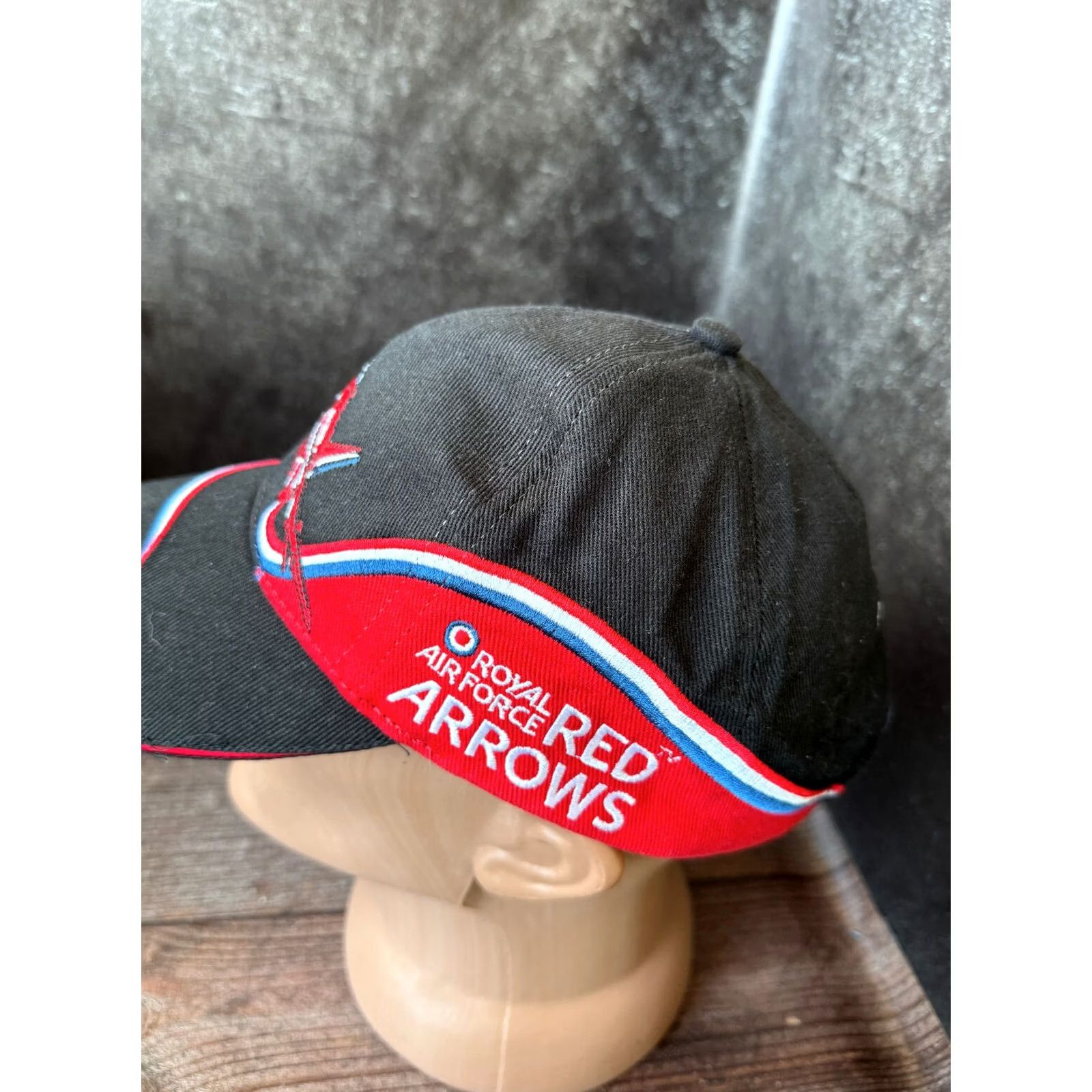 Arrow Royal Air force Red arrows Embroidered black Baseball Cap Men One Size Hat Size ONE SIZE - 5 Thumbnail
