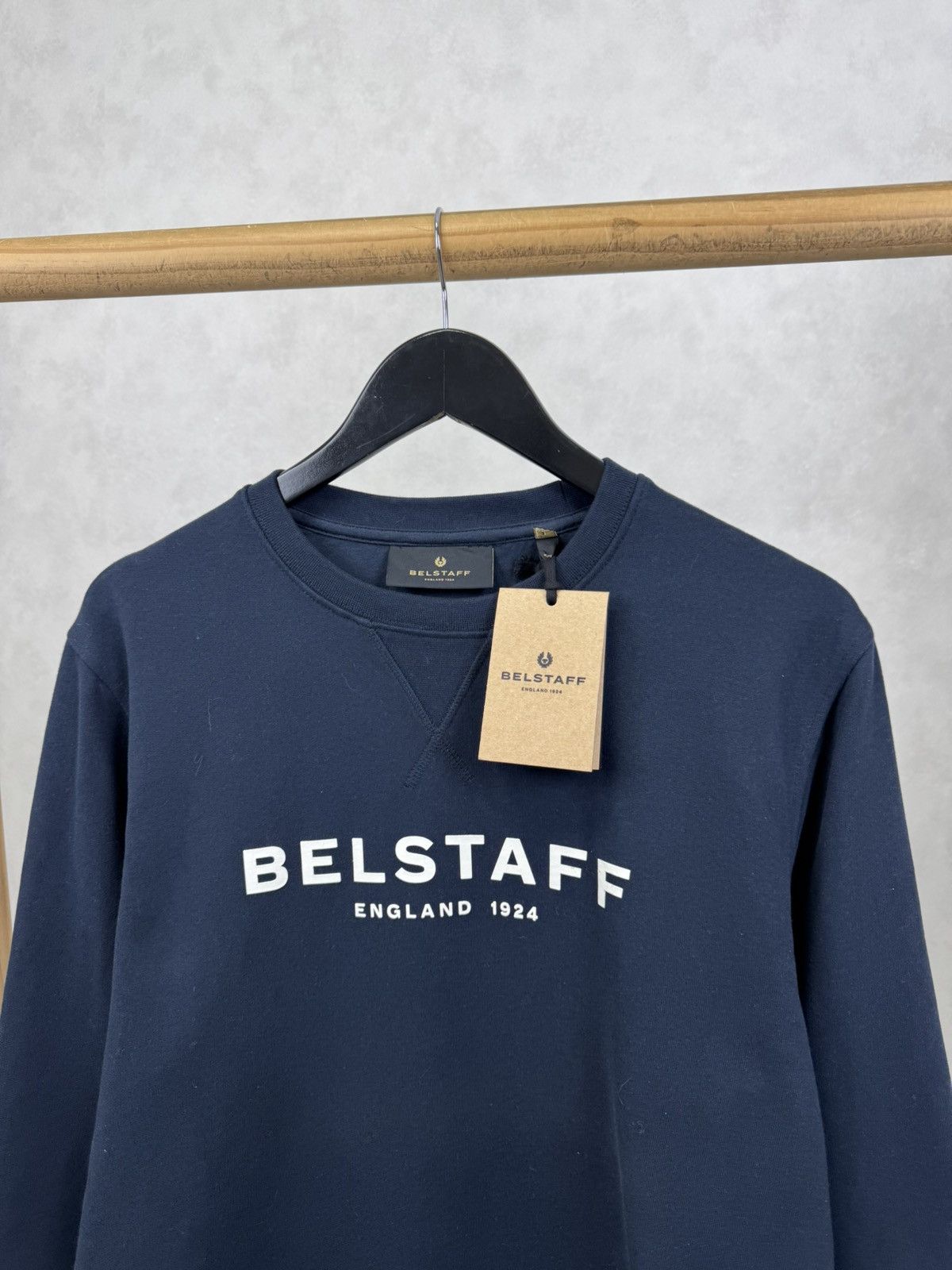 Belstaff Belstaff crew neck signature sweatshirt Size US L / EU 52-54 / 3 - 4 Thumbnail