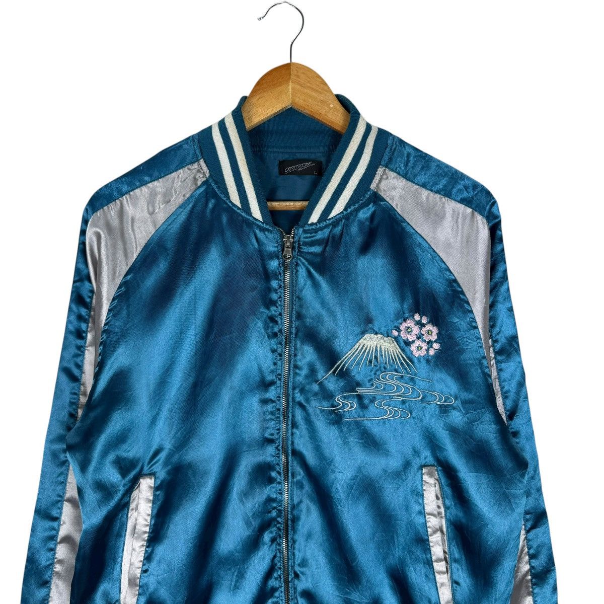 Japanese Brand ☀️SUKAJAN JAPAN SOUVENIR GEISHA ZIP JACKET Size L / US 10 / IT 46 - 3 Thumbnail