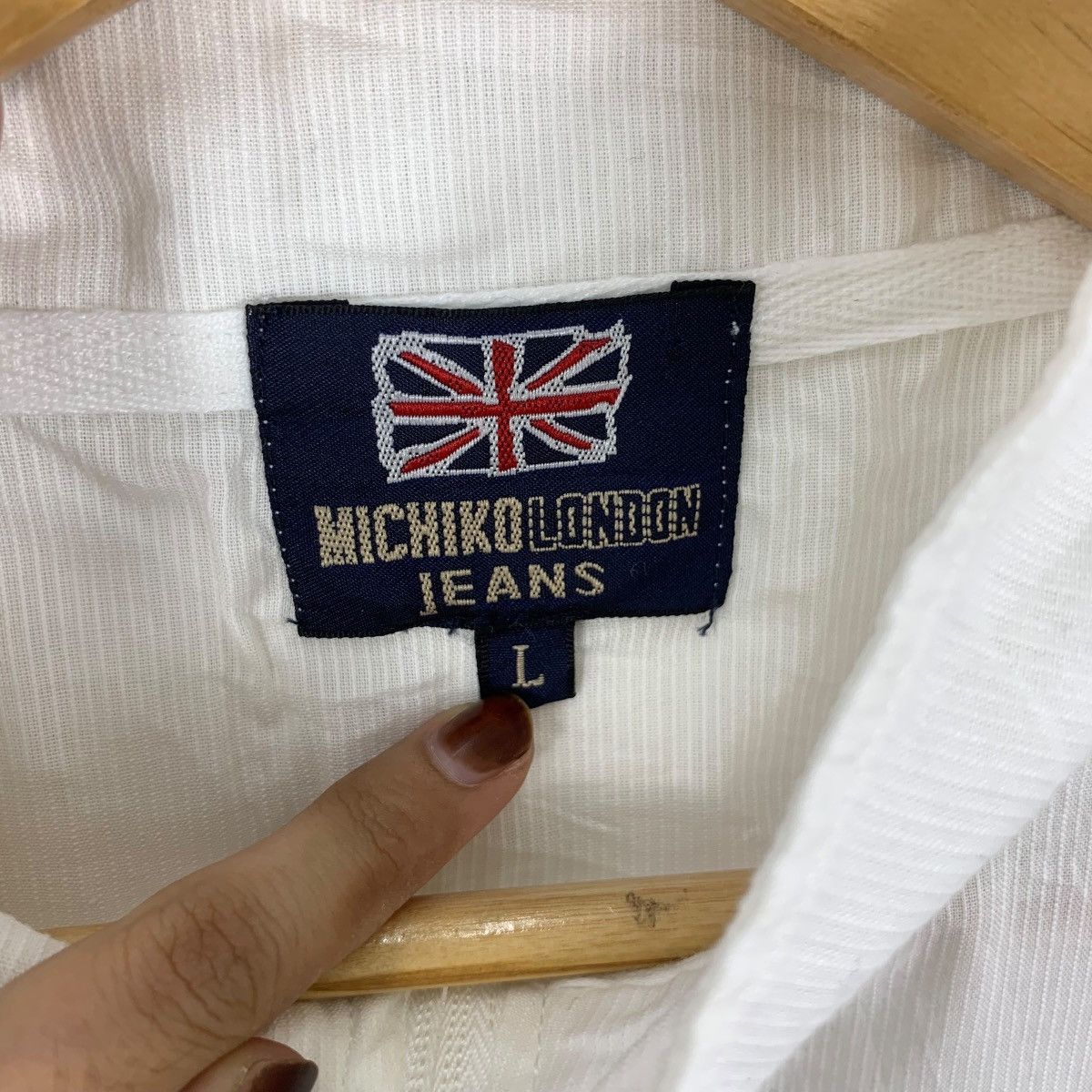 Michiko Koshino London Vintage MICHIKO LONDON JEANS Junko Koshino Zipper Jacket Size L / US 10 / IT 46 - 9 Thumbnail