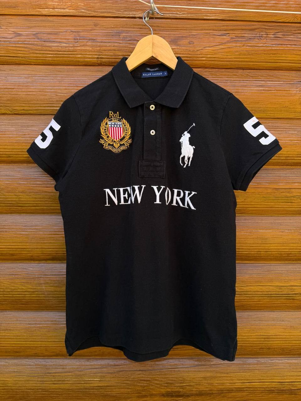Polo Ralph Lauren Polo Ralph Lauren New York USA #5 Vintage Chief Keef Size L / US 10 / IT 46 - 1 Thumbnail