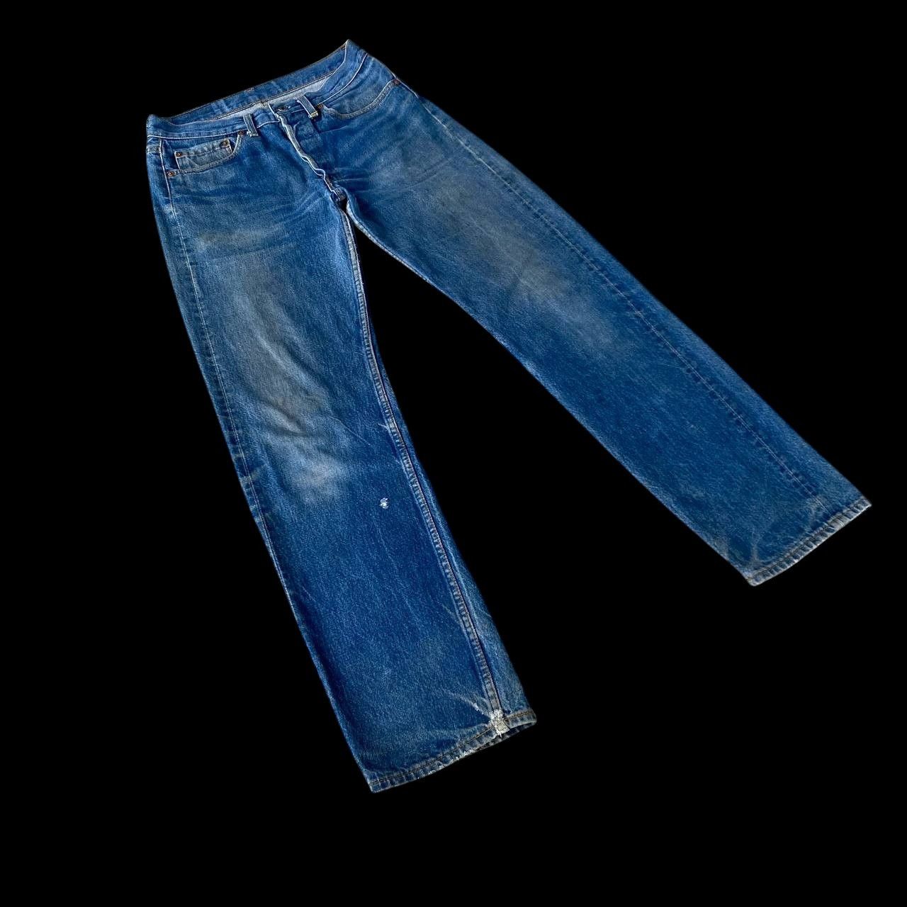 Levi's Vintage Clothing VINTAGE 1992 LEVIS 501xx BLUEWASH FADED BUTTON 520 W31X32.5" Size US 31 - 3 Thumbnail