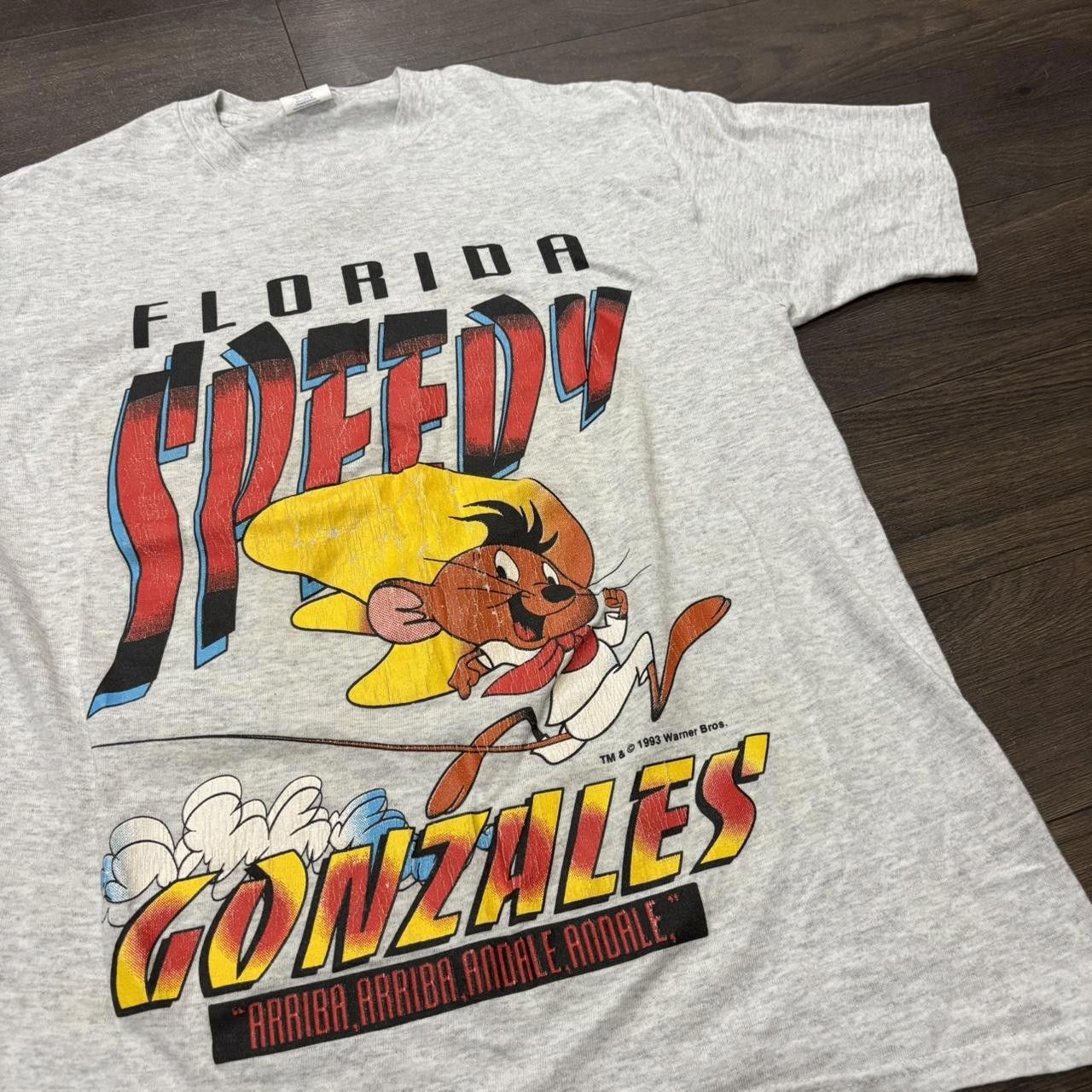 Designer vintage speedy Gonzales arriba andale velva sheen t shirt Size US L / EU 52-54 / 3 - 1 Thumbnail