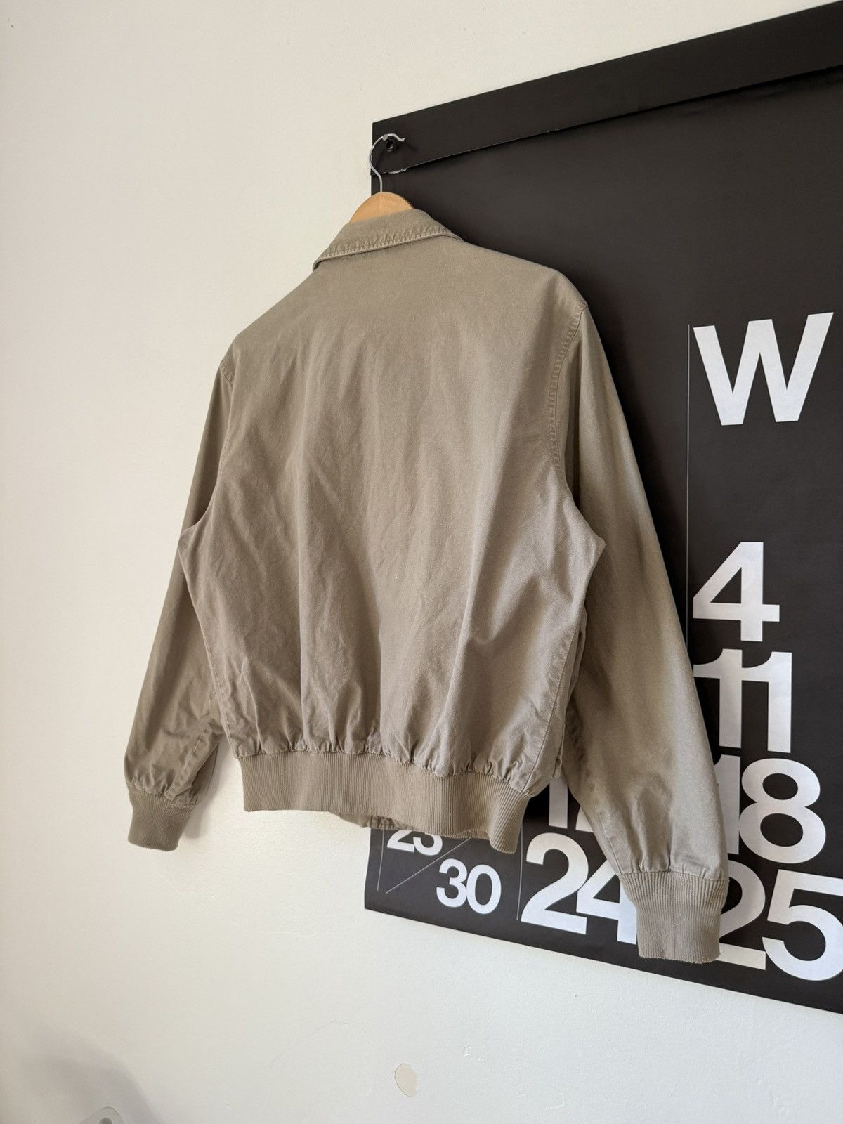 L.L. Bean × Vintage 80s Vintage Field Bomber Jacket Sage Khaki Cotton/Nylon USA Size US M / EU 48-50 / 2 - 8 Thumbnail