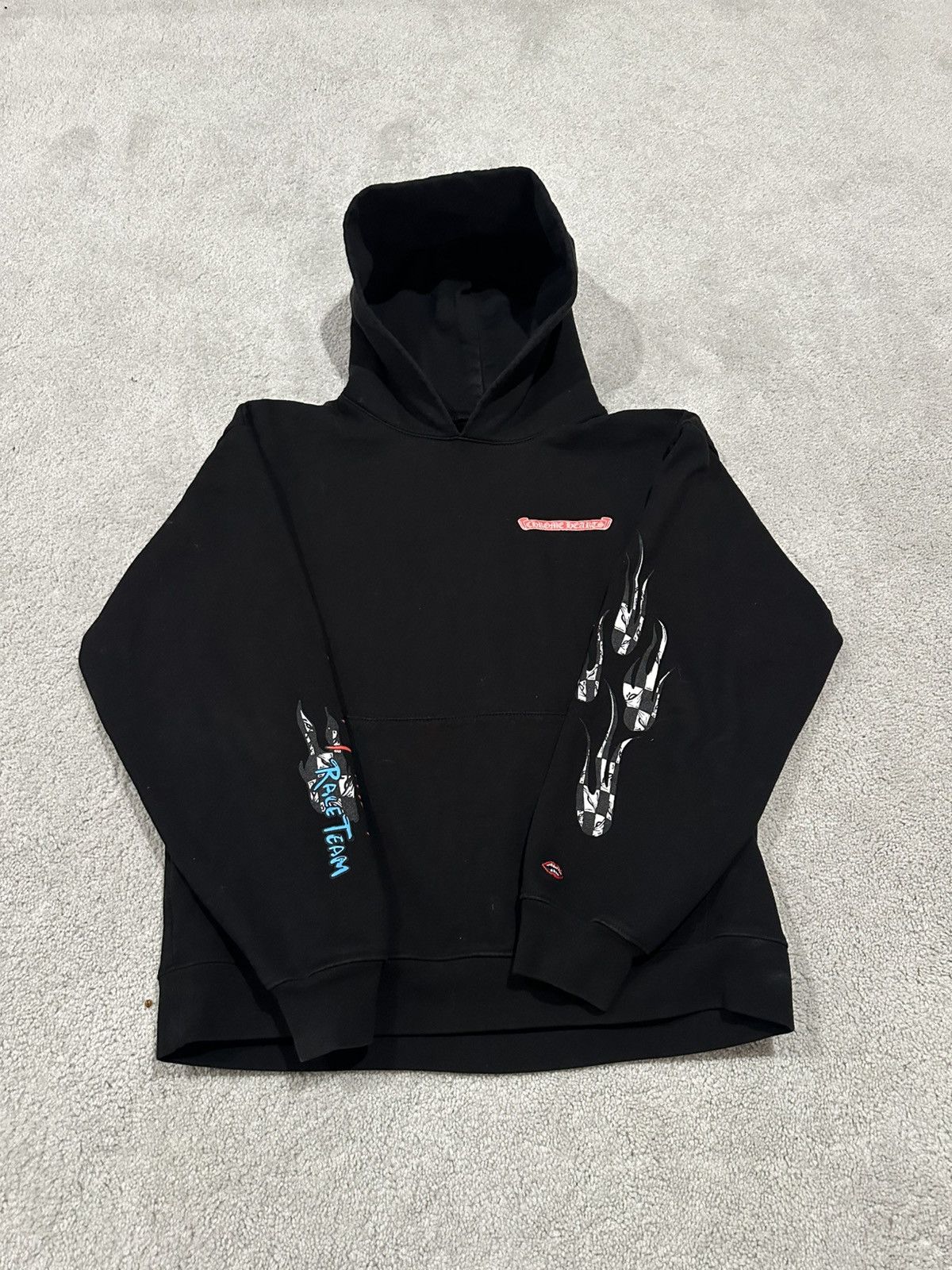 Pre-owned Chrome Hearts X Matty Boy Chrome Hearts Matty Boy Stay Fast Black Hoodie