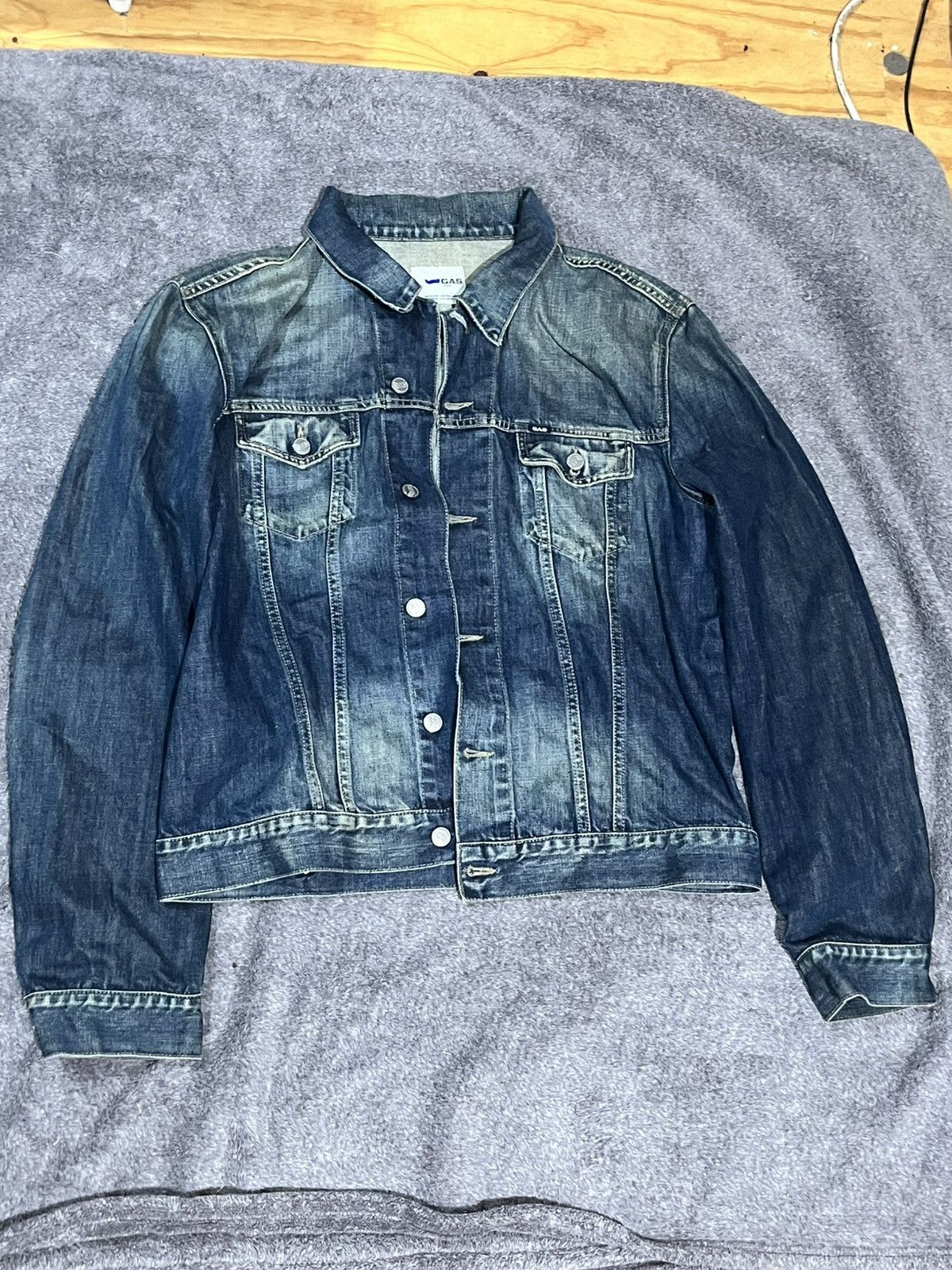 GAS Vintage GAS Denim Jacket Size US L / EU 52-54 / 3 - 1 Thumbnail