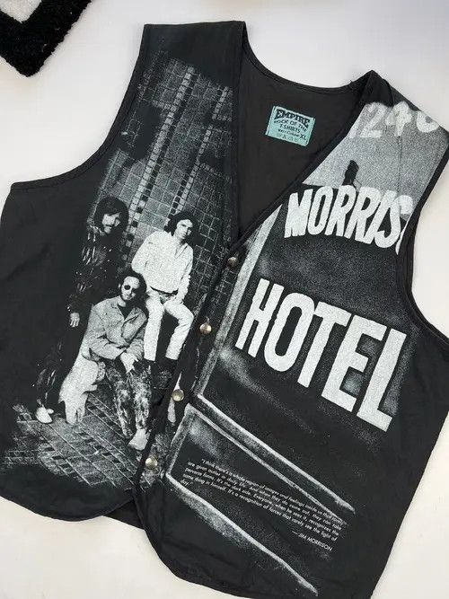 Other Vintage The Doors Jim Morrison Rare Band vest Y2k tank top Size US XL / EU 56 / 4 - 7 Thumbnail