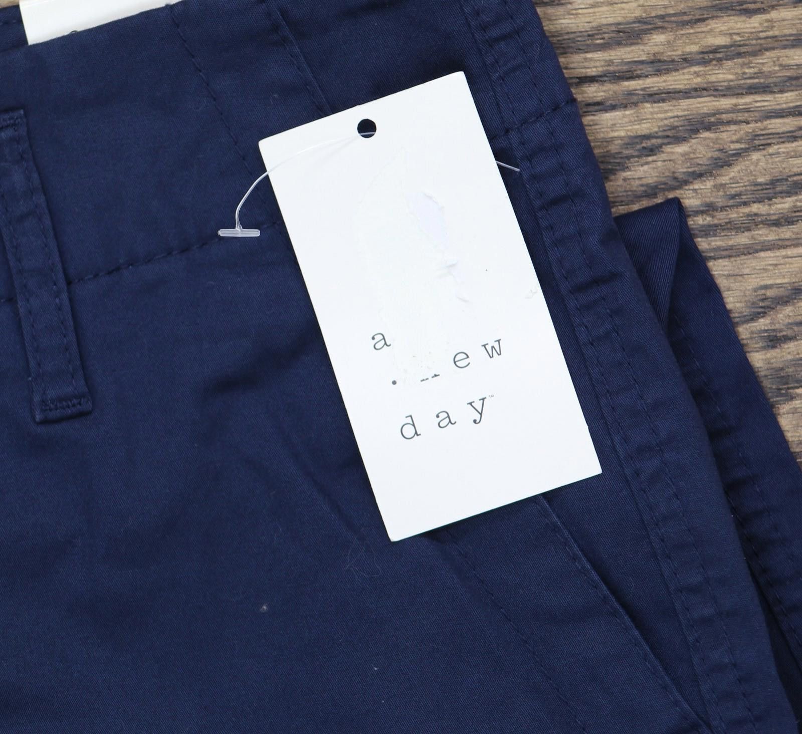 Designer Nwt A New Day Womens Ankle Chino Pants 89476958 Navy Blue 4 Size 27" / US 4 / IT 40 - 3 Thumbnail