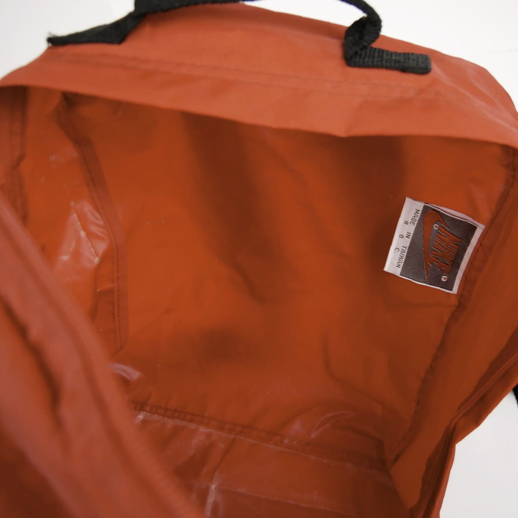 Nike Nike Backpack Mens One Size Rust Red Classic School Logo Patch Bag Italy Size ONE SIZE - 4 Thumbnail