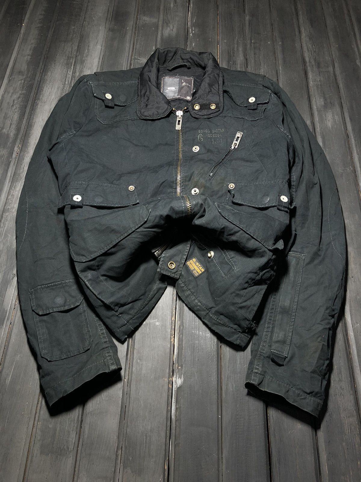 G-Star Vintage Junya Watanabe Balenciaga Style Cargo Jacket 90s Size US M / EU 48-50 / 2 - 1 Thumbnail