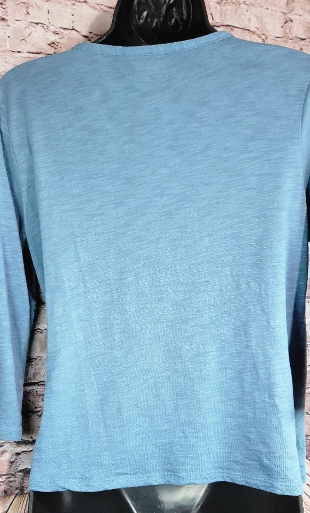 Eddie Bauer Women's Eddie Bauer Blue 3/4 sleeve Top Size SP Size S / US 4 / IT 40 - 3 Thumbnail