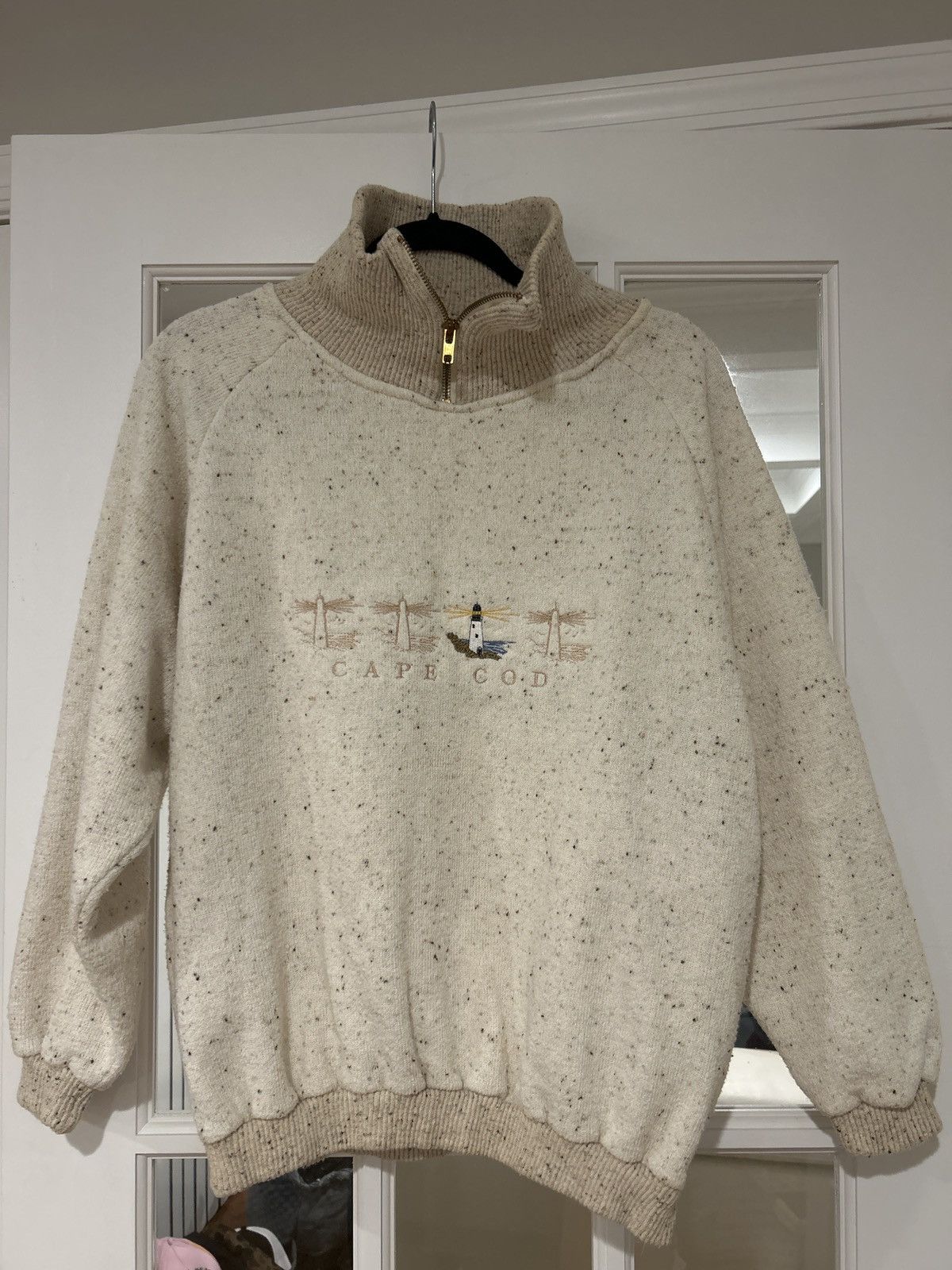 Vintage Vintage Art Unlimited Cape Cod mock neck zip up sweatshirt Size US M / EU 48-50 / 2 - 1 Thumbnail