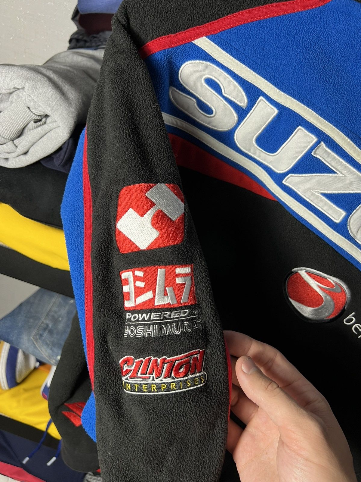 NASCAR Vintage Suzuki Racing Team Fleece Jacket Clinton Enterprises Size US S / EU 44-46 / 1 - 14 Thumbnail