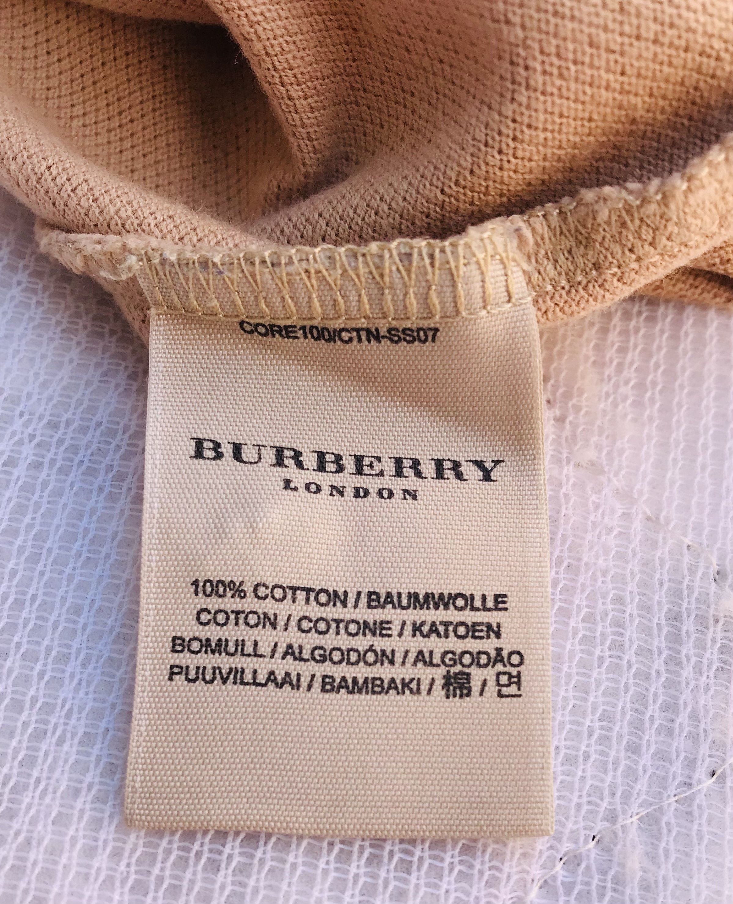Burberry Burberry London Nova Check Polo Shirt Short Sleeve Men’s Size US M / EU 48-50 / 2 - 7 Thumbnail