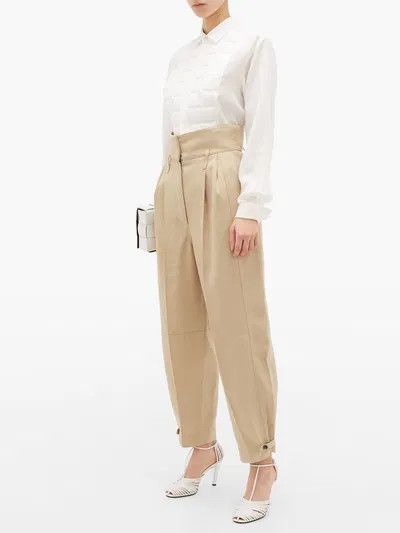 Givenchy o1y0925 Casual Pant in Beige Size 27" / US 4 / IT 40 - 3 Thumbnail