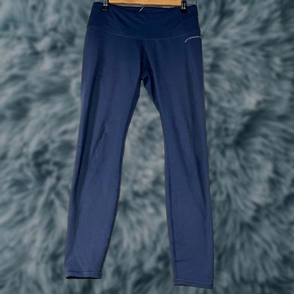 Brooks Brooks Women’s Compression Leggings Size Small Blue Gray Athletic Running & Jogging Size 28" / US 6 / IT 42 - 1 Thumbnail