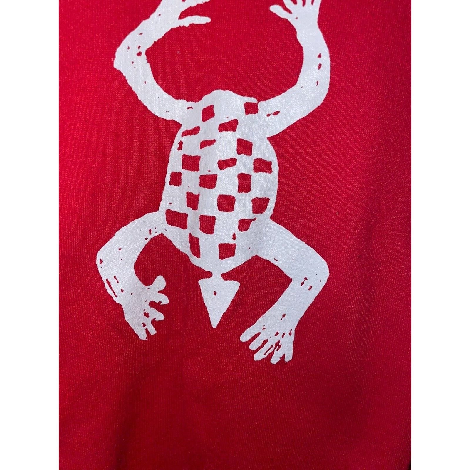 Jerzees Vintage Native American Sweatshirt Indian Turtle Red VTG 90s Size US L / EU 52-54 / 3 - 4 Thumbnail