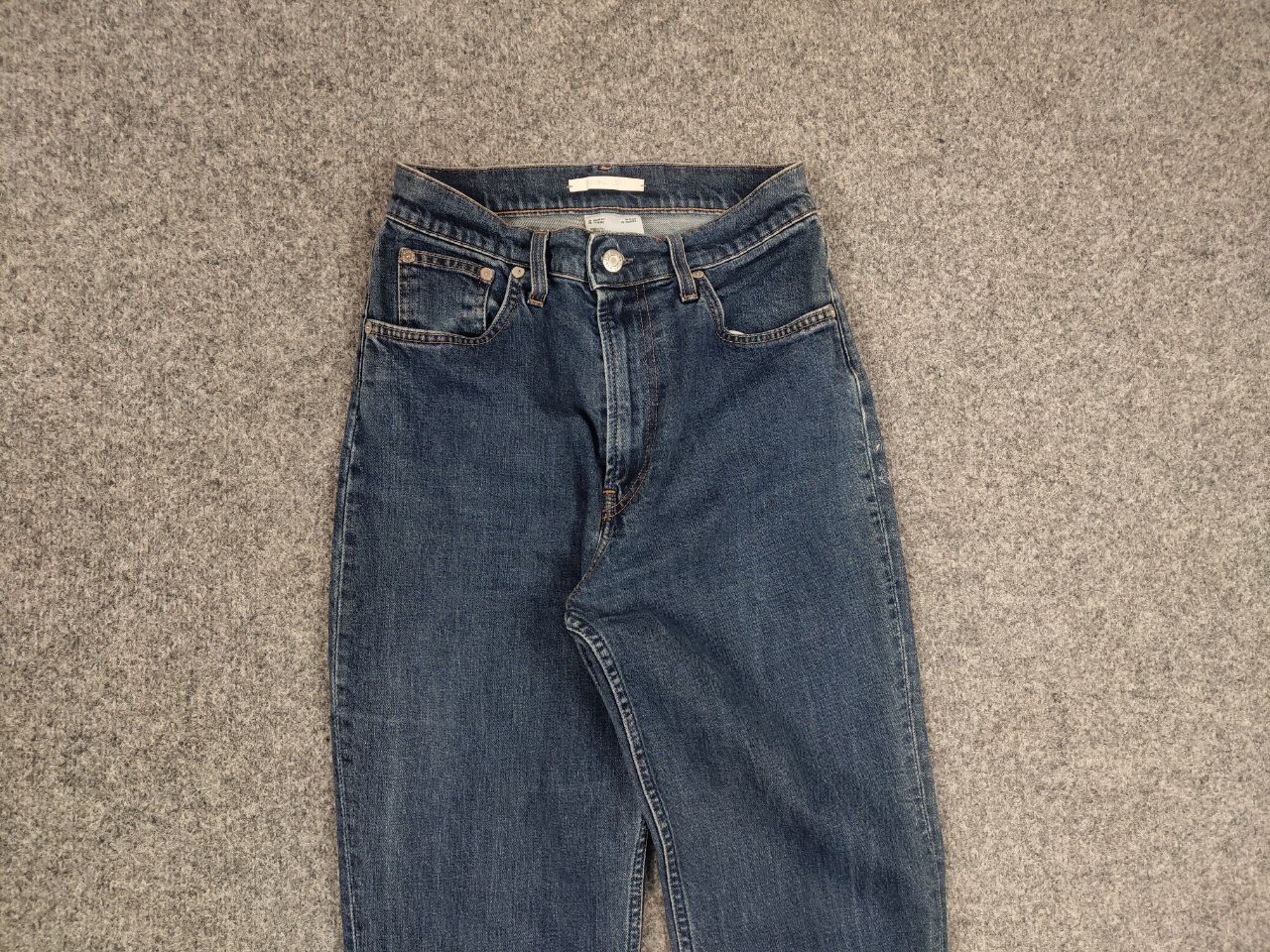 Helmut Lang Helmut Lang Jeans Femme Blue Straight Denim Boot Cut Unisex Size US 29 - 7 Thumbnail