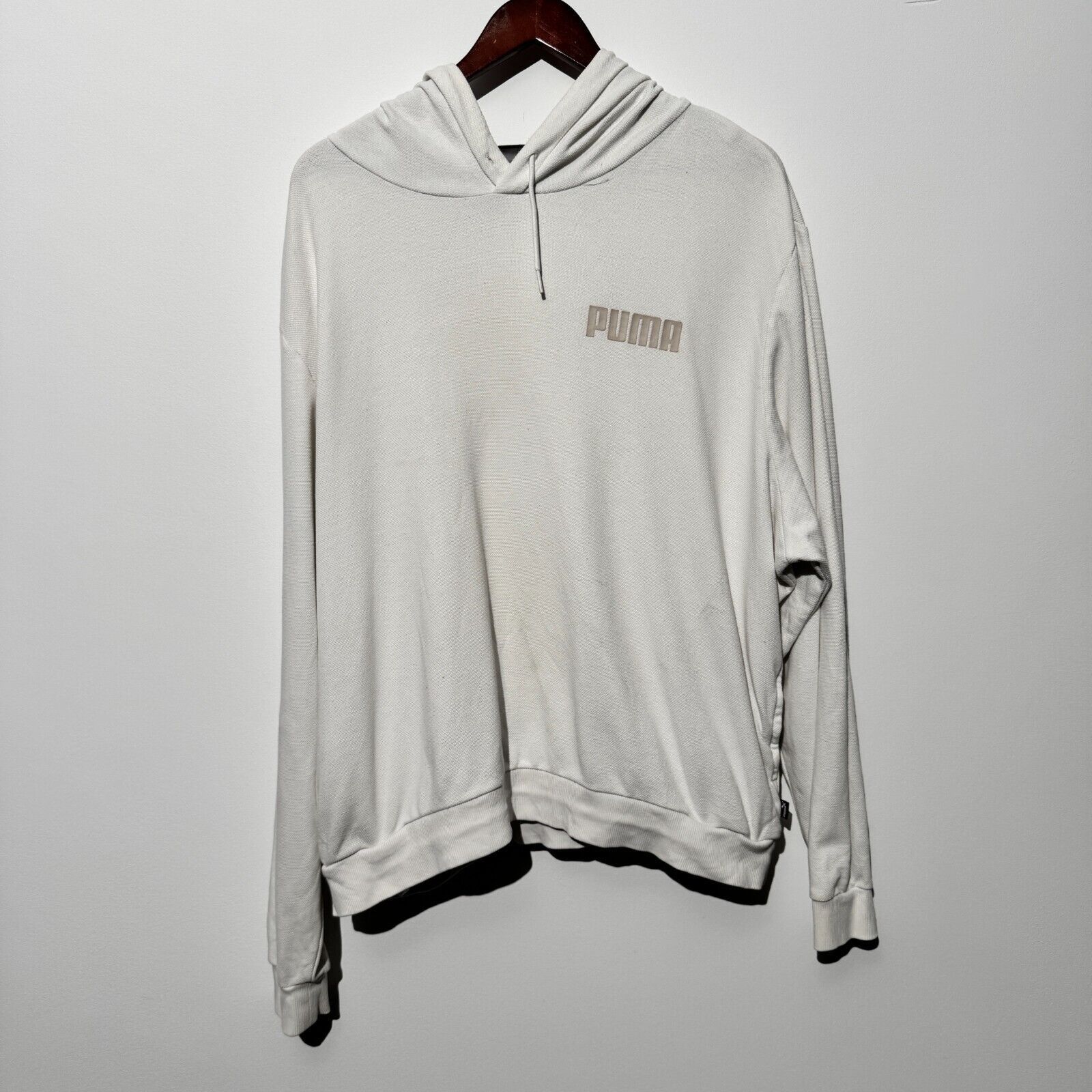 Puma × Vintage Vintage Puma Unisex White Cotton Hoodie Size XXL 90s Y2K Size US XXL / EU 58 / 5 - 1 Thumbnail