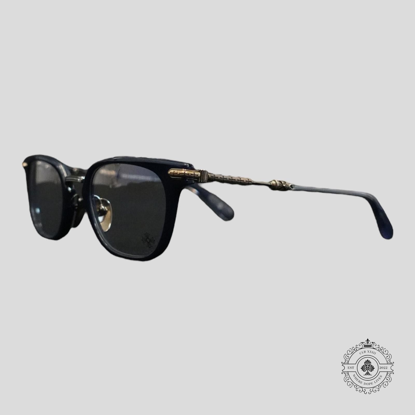 Chrome Hearts Tycoxagain Glasses in Blue/Silver