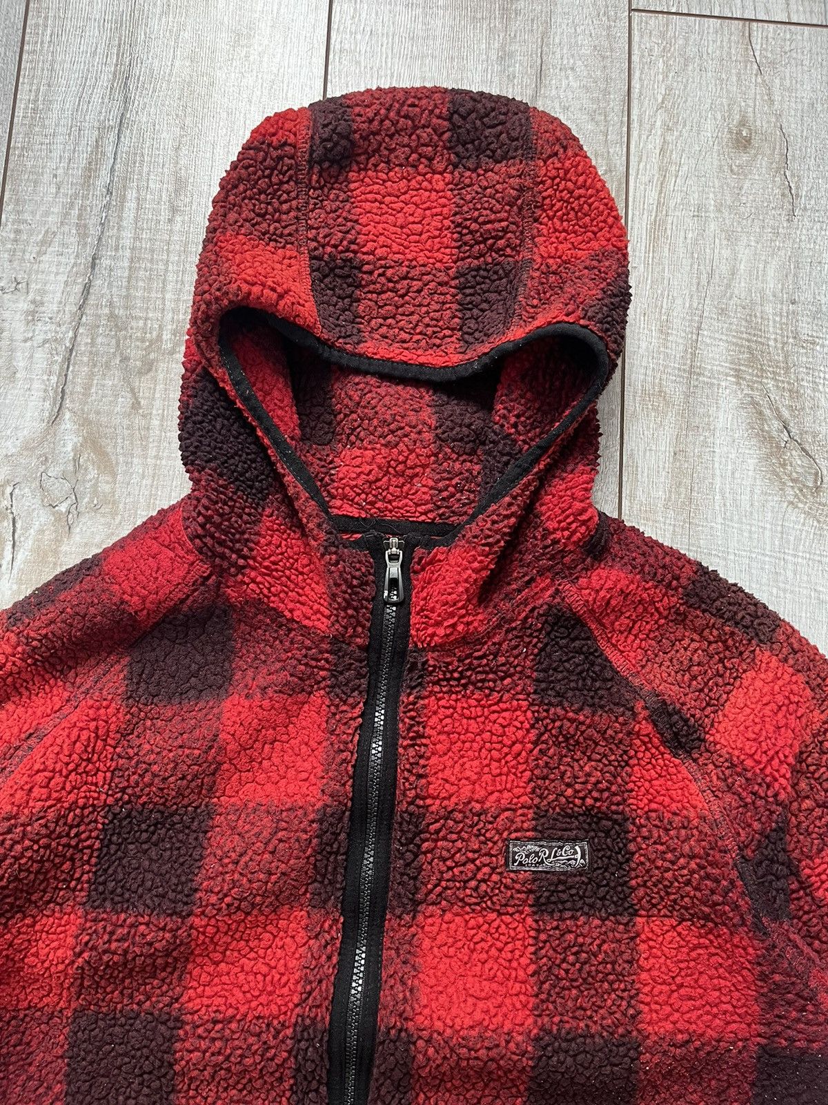 Polo Ralph Lauren × Vintage Vintage Hoodie Polo Ralph Lauren Full Zip Y2K Size US L / EU 52-54 / 3 - 3 Thumbnail