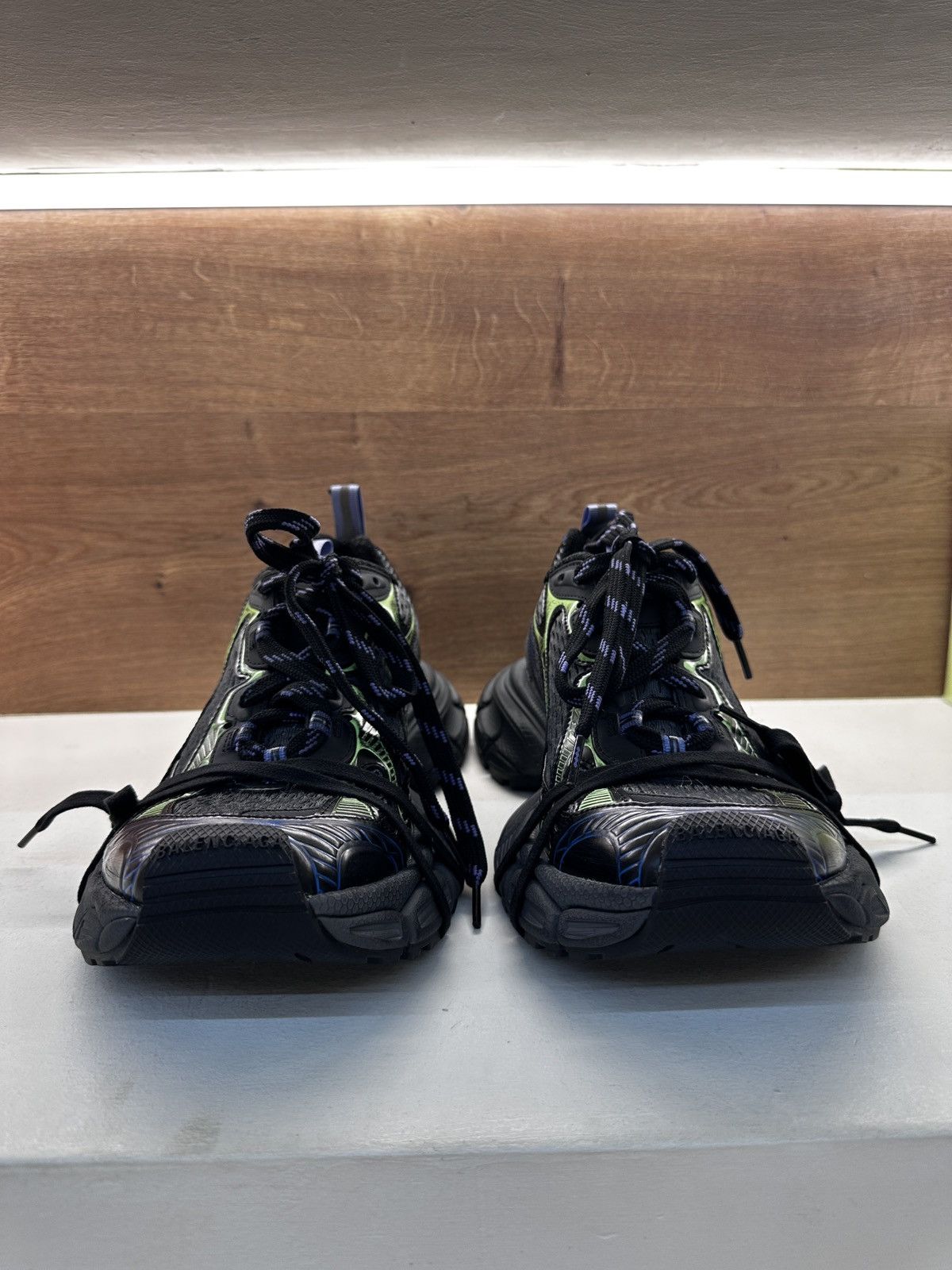 Balenciaga Balenciaga 3XL Sneakers “Black Neon” Size US 8.5 / EU 41-42 - 3 Thumbnail