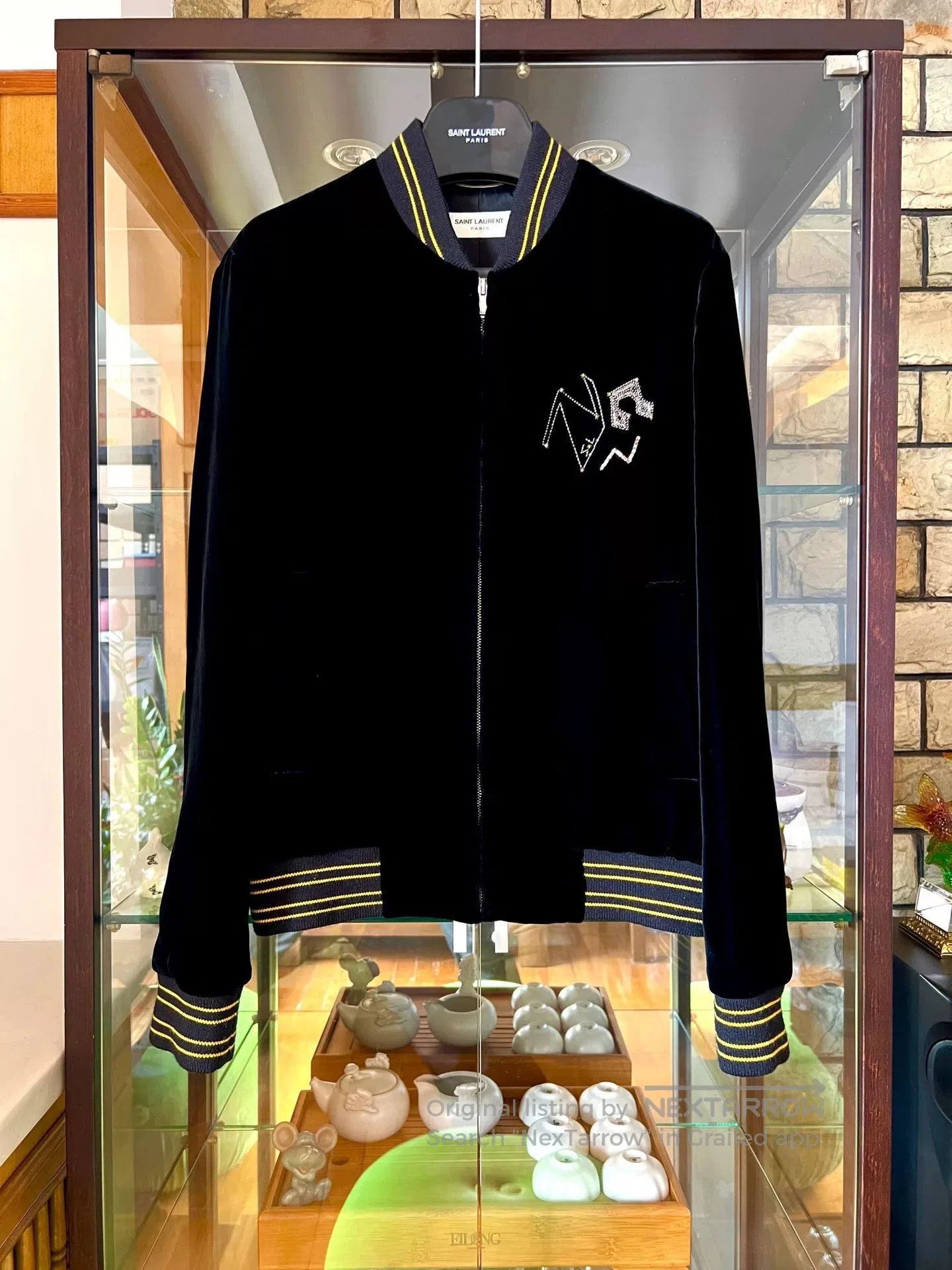 Saint Laurent Paris saint laurent black velvet jacket. Size US M / EU 48-50 / 2 - 2 Thumbnail